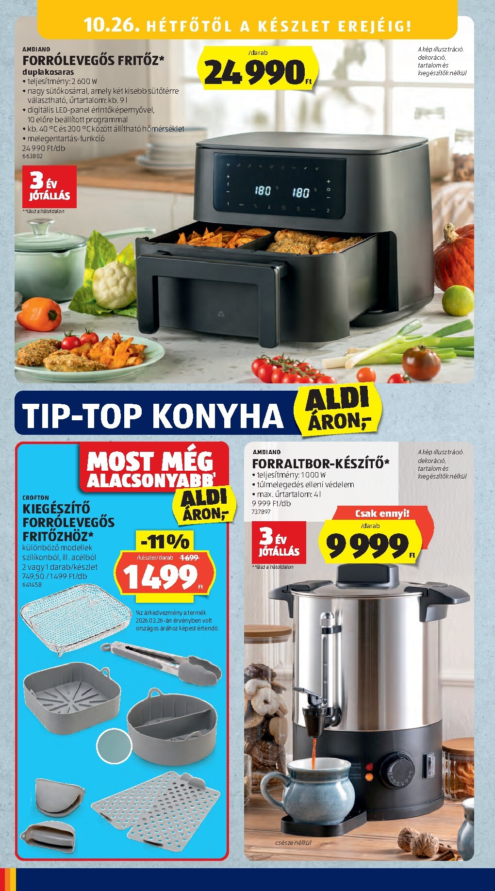 aldi - Aldi hirdetmény a következő hétre csütörtöktől 2026.10.22.-tól szerdától 2026.10.28.-ig - page: 44