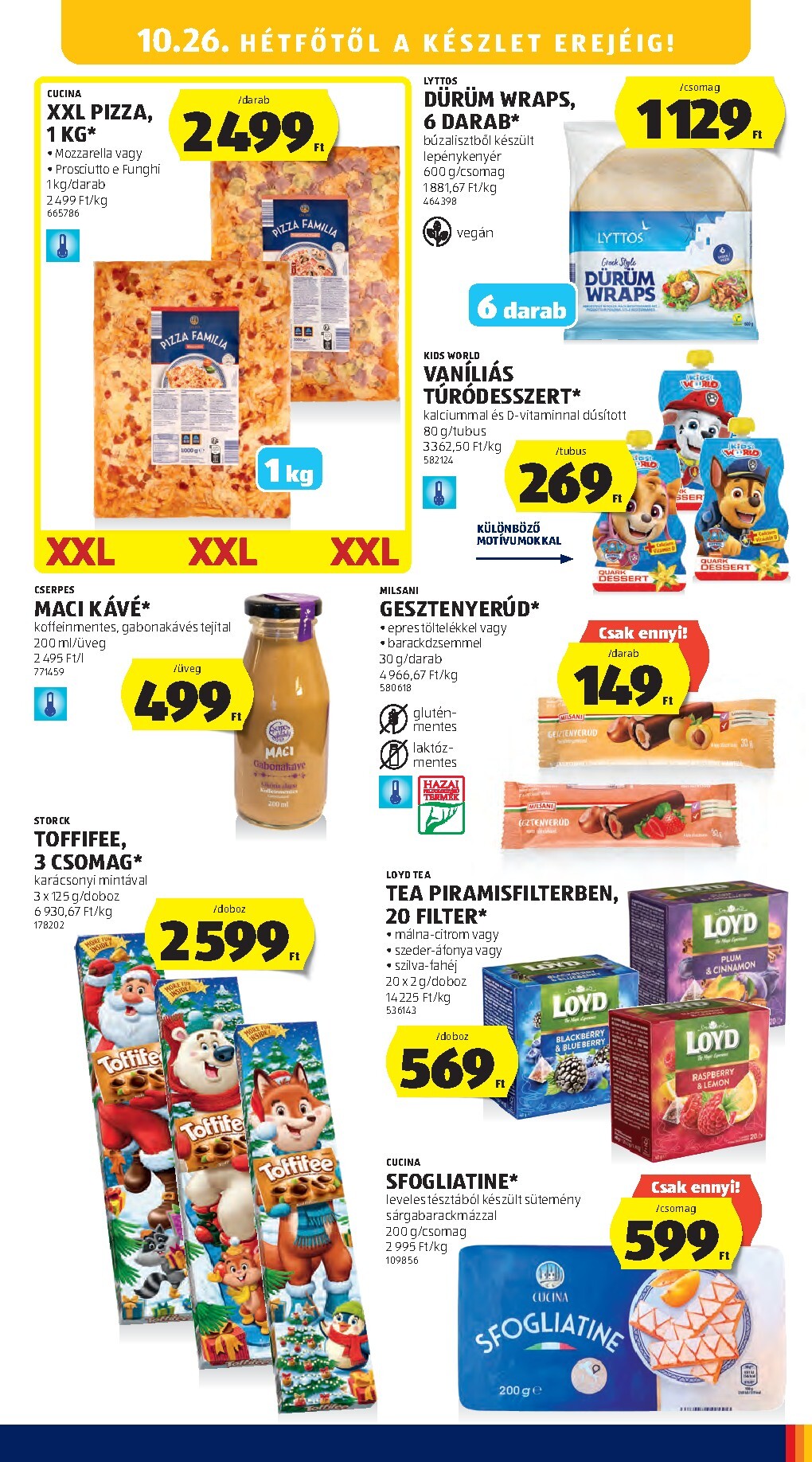 aldi - Aldi hirdetmény a következő hétre csütörtöktől 2026.10.22.-tól szerdától 2026.10.28.-ig - page: 25