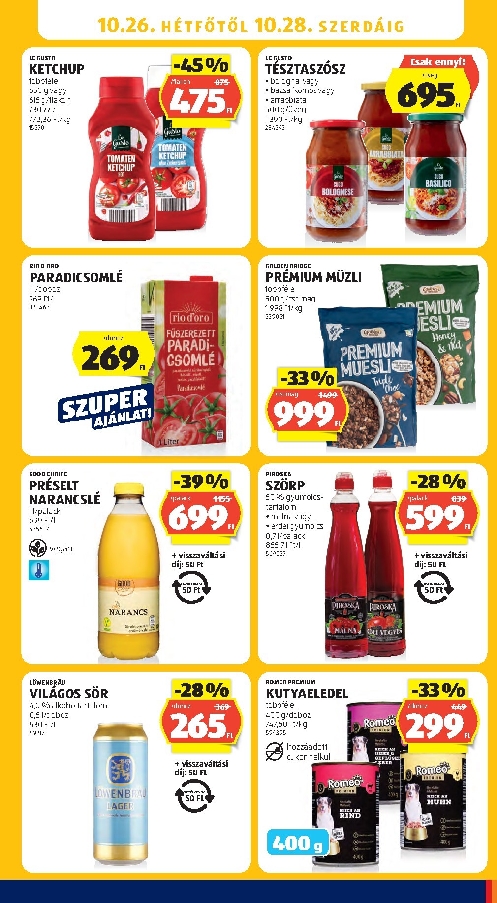 aldi - Aldi hirdetmény a következő hétre csütörtöktől 2026.10.22.-tól szerdától 2026.10.28.-ig - page: 33