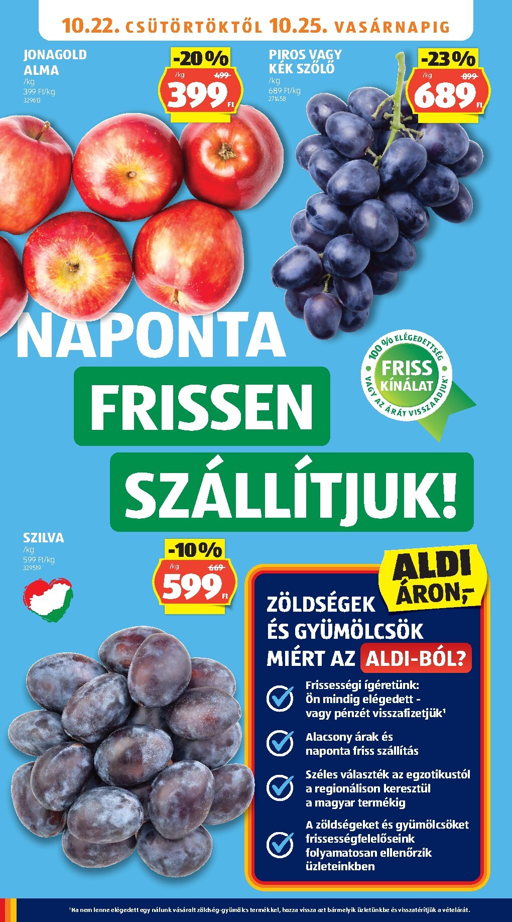 aldi - Aldi hirdetmény a következő hétre csütörtöktől 2026.10.22.-tól szerdától 2026.10.28.-ig - page: 6
