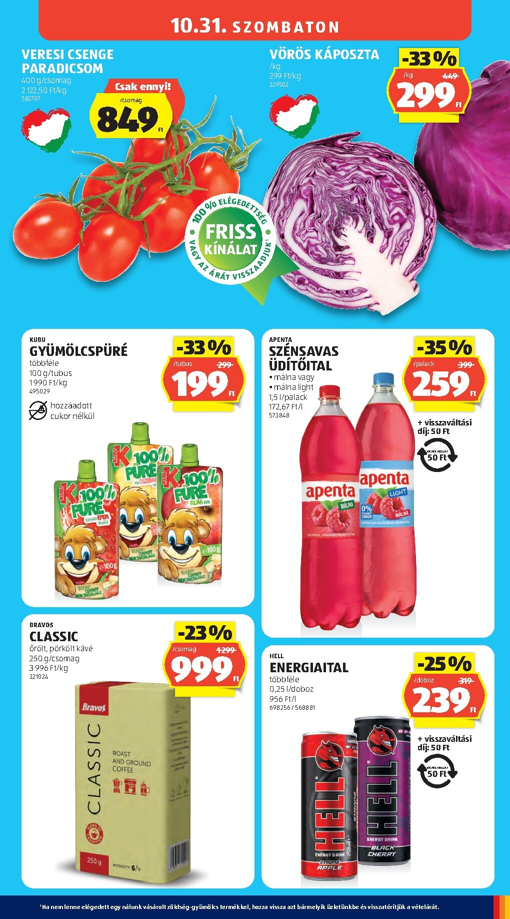 aldi - Aldi hirdetmény a következő hétre csütörtöktől 2026.10.29.-tól szerdától 2026.11.04.-ig - page: 33