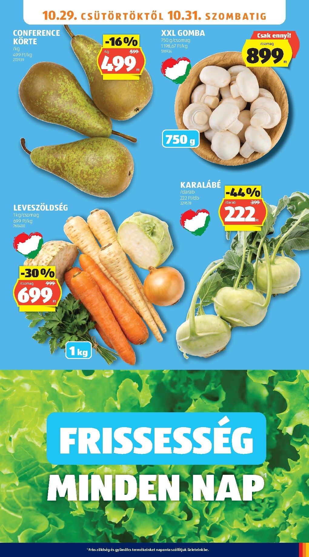 aldi - Aldi hirdetmény a következő hétre csütörtöktől 2026.10.29.-tól szerdától 2026.11.04.-ig - page: 7
