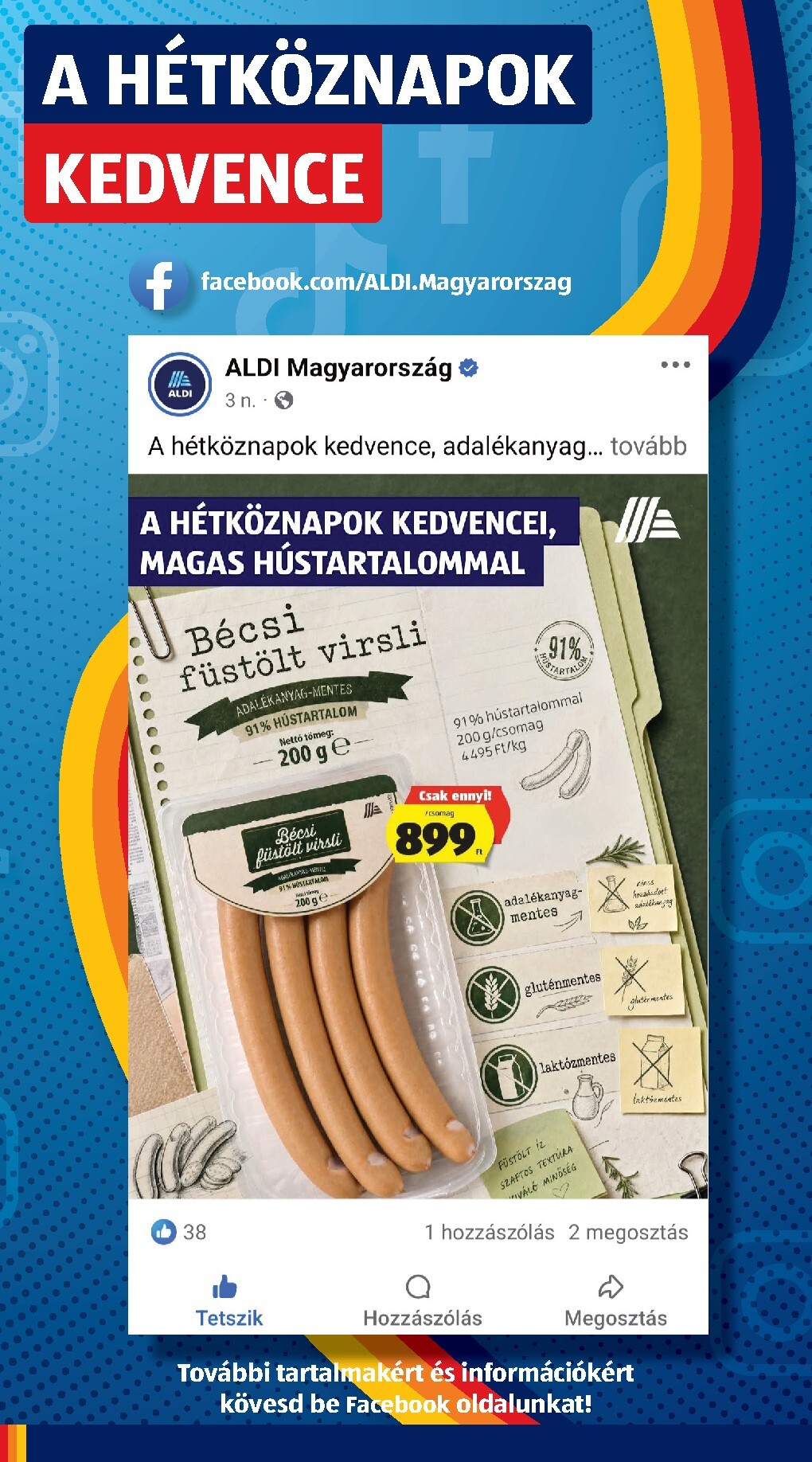 aldi - Aldi hirdetmény a következő hétre csütörtöktől 2026.10.29.-tól szerdától 2026.11.04.-ig - page: 38