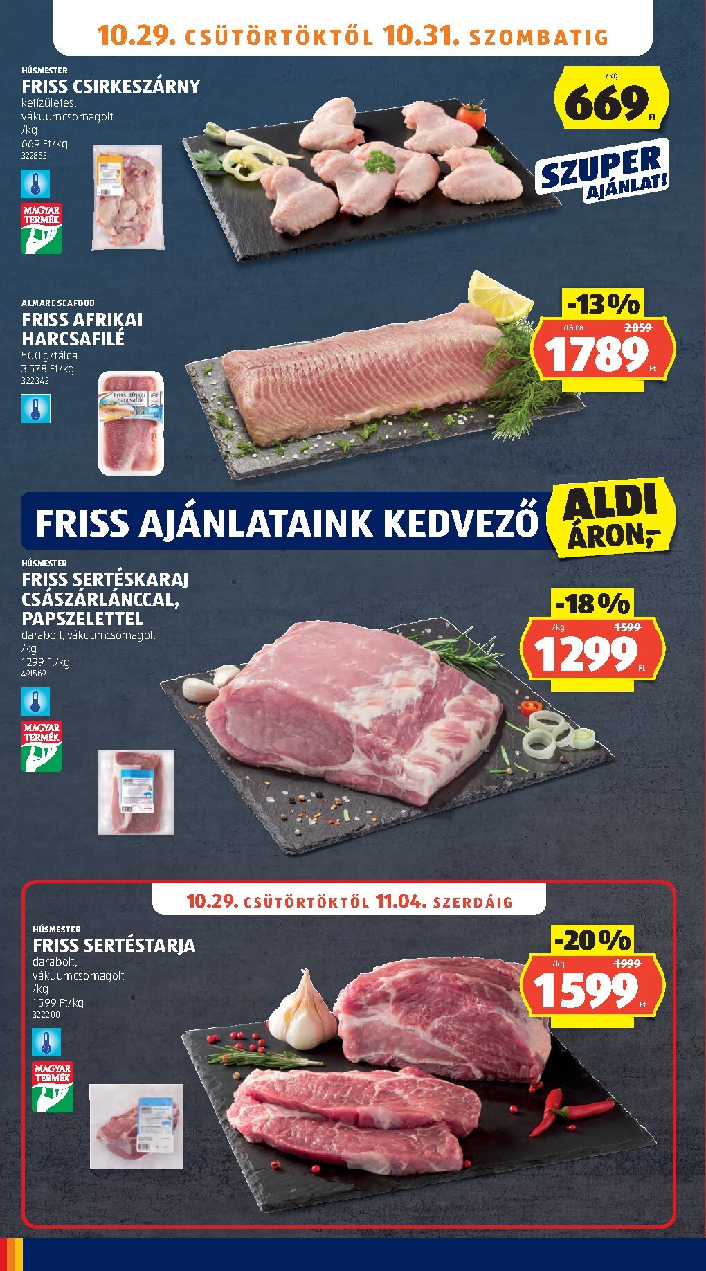 aldi - Aldi hirdetmény a következő hétre csütörtöktől 2026.10.29.-tól szerdától 2026.11.04.-ig - page: 10