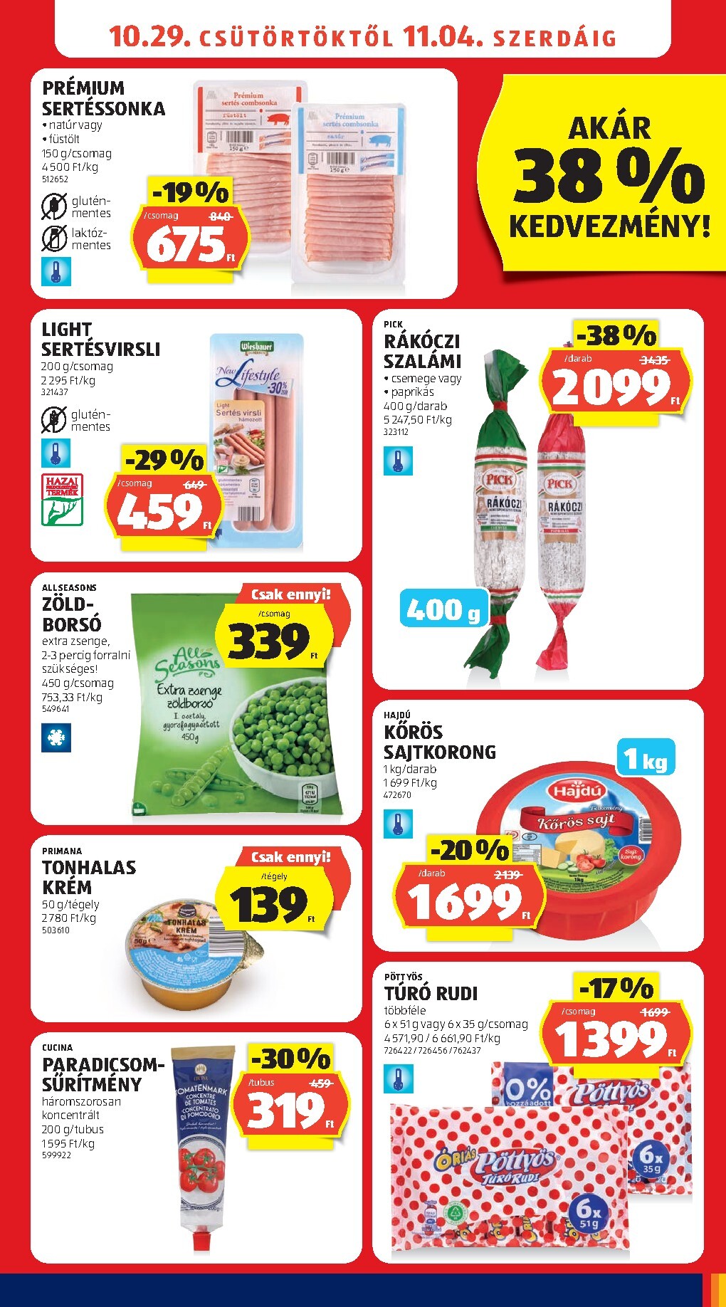 aldi - Aldi hirdetmény a következő hétre csütörtöktől 2026.10.29.-tól szerdától 2026.11.04.-ig - page: 11