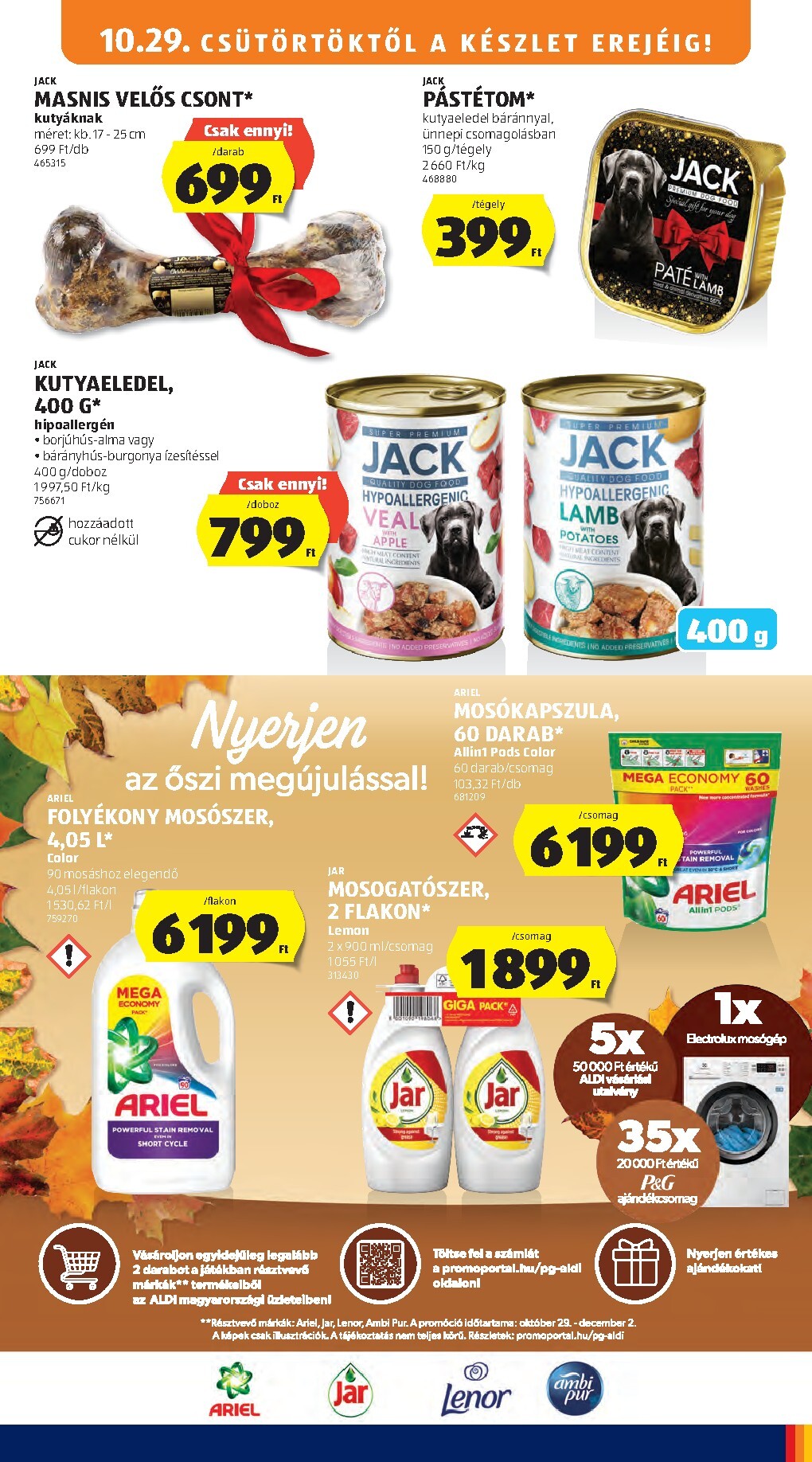 aldi - Aldi hirdetmény a következő hétre csütörtöktől 2026.10.29.-tól szerdától 2026.11.04.-ig - page: 19