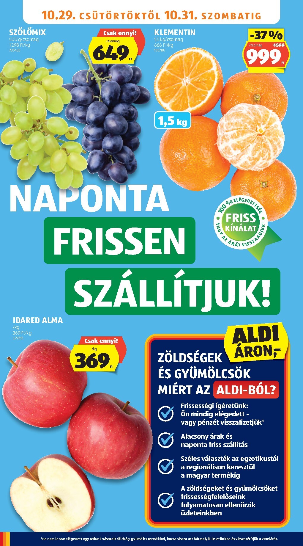 aldi - Aldi hirdetmény a következő hétre csütörtöktől 2026.10.29.-tól szerdától 2026.11.04.-ig - page: 6