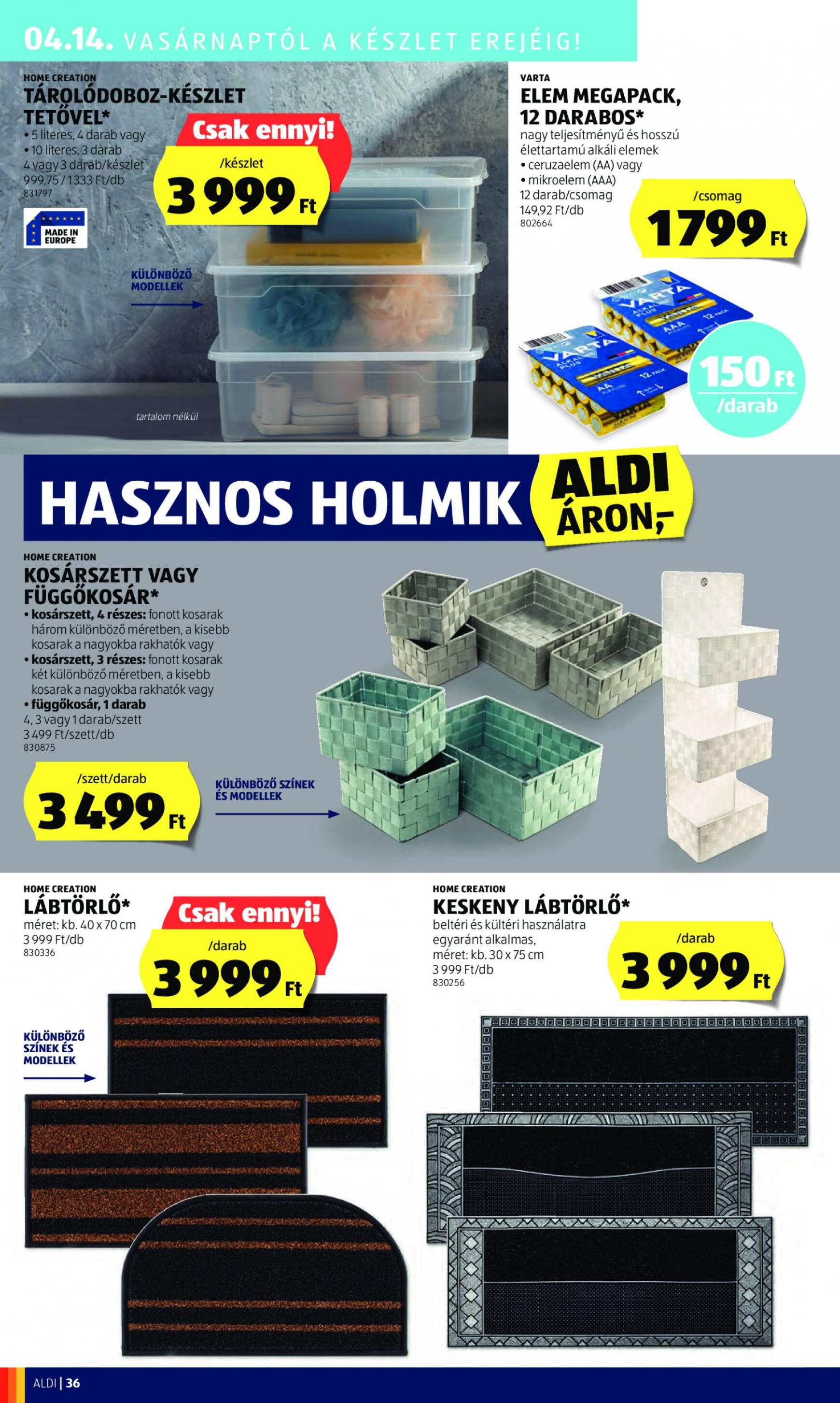 aldi - Aktuális újság ALDI 04.11. - 04.17. - page: 40