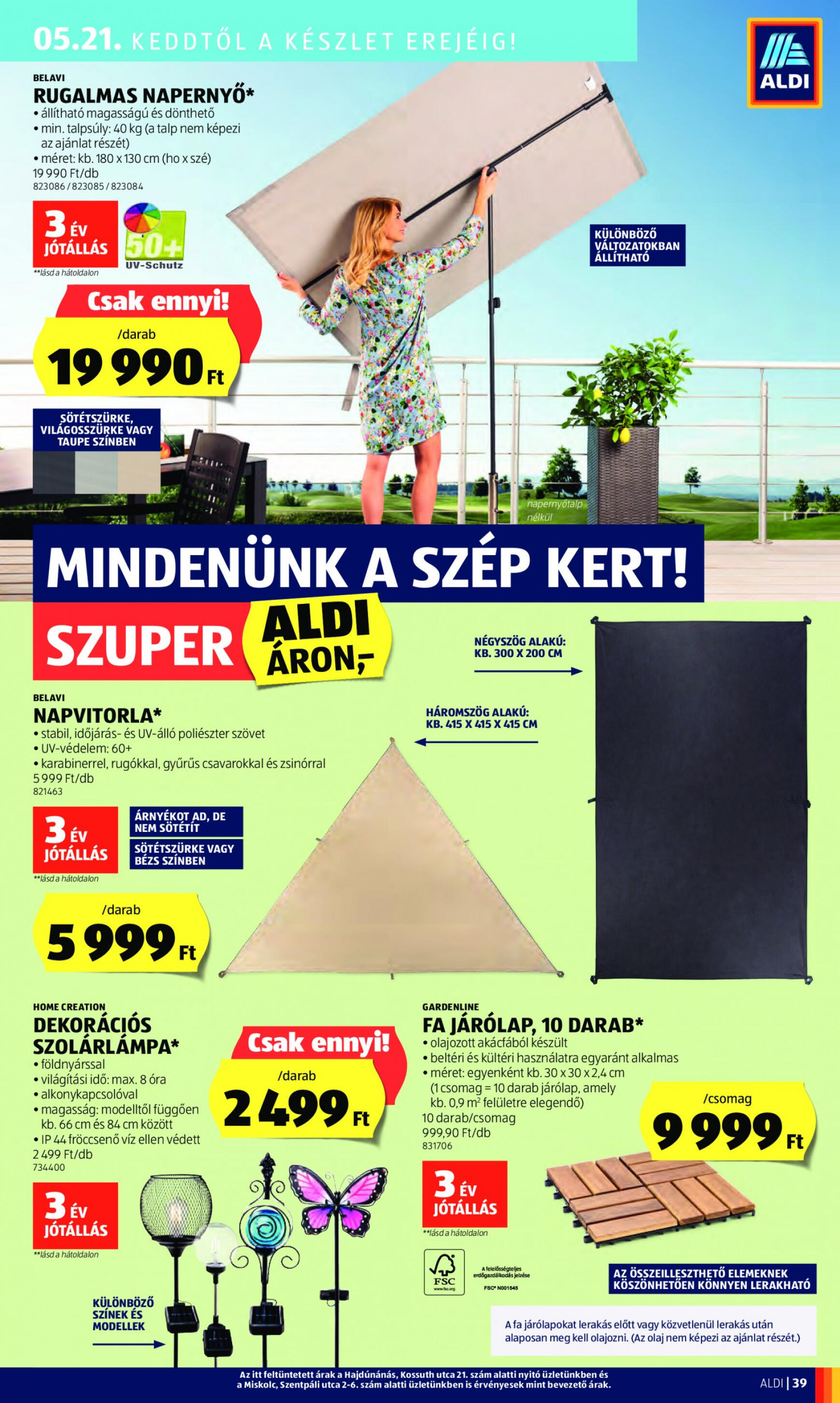 aldi - Aktuális újság Aldi 05.16. - 05.22. - page: 43