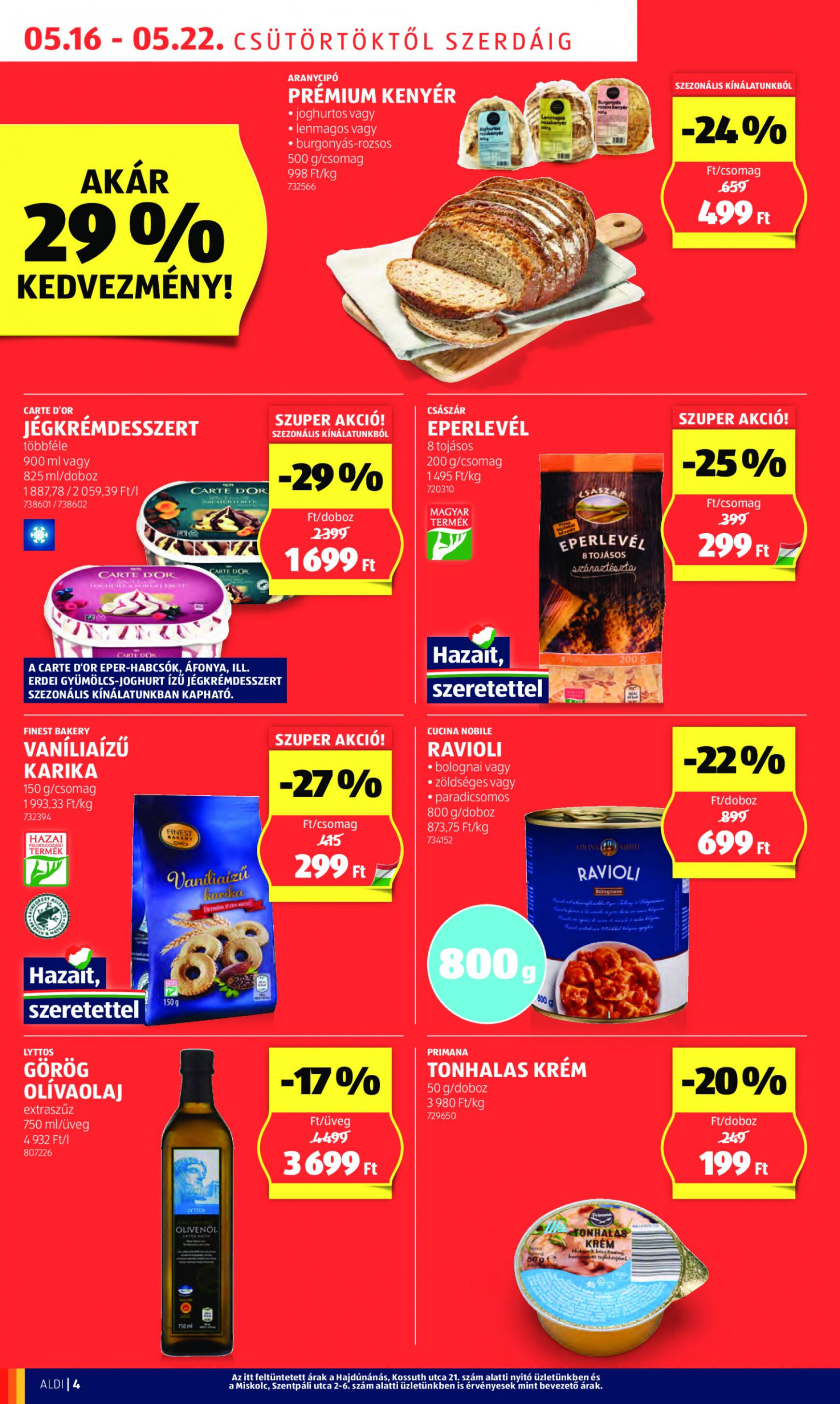 aldi - Aktuális újság Aldi 05.16. - 05.22. - page: 4