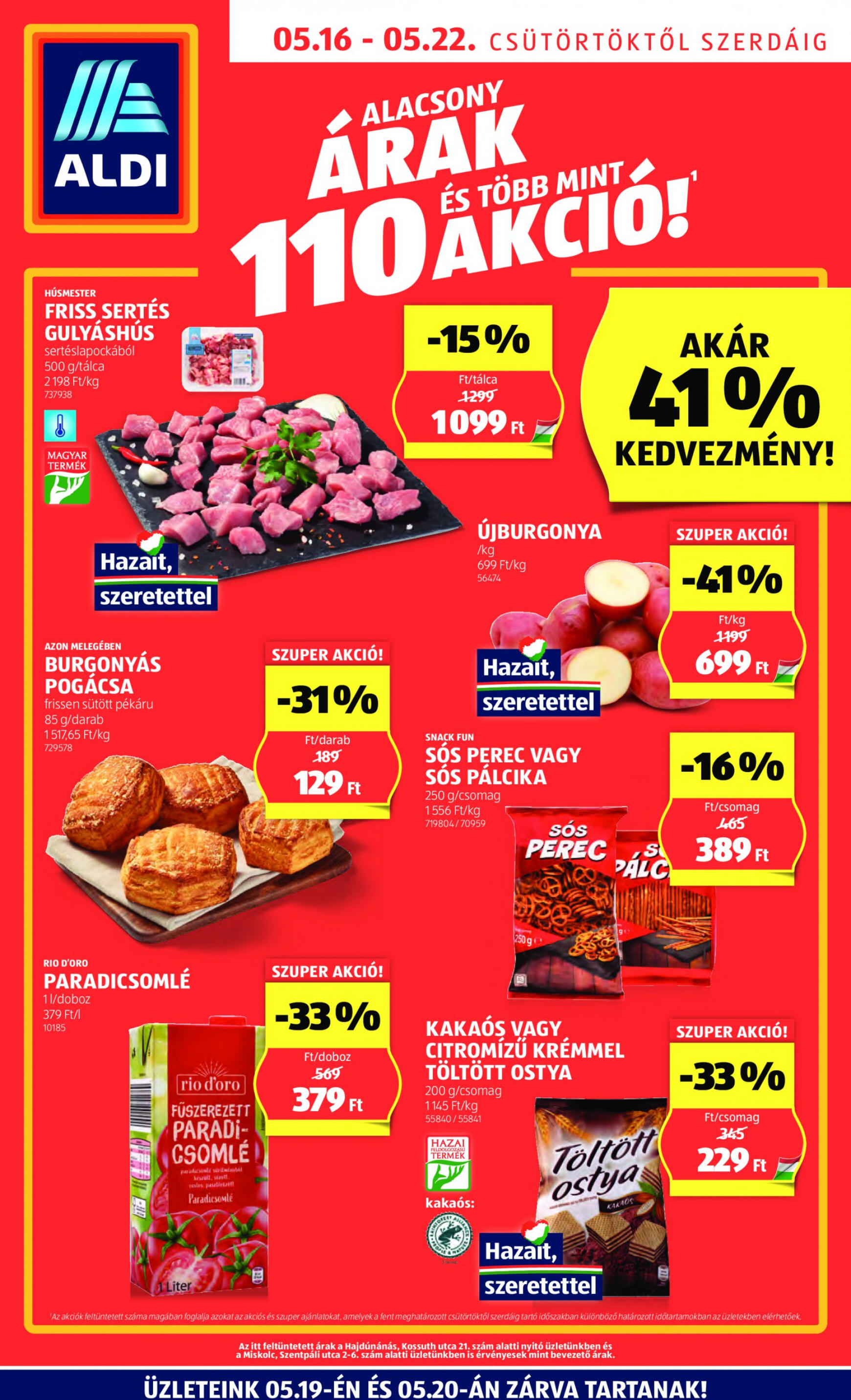 aldi - Aktuális újság Aldi 05.16. - 05.22.