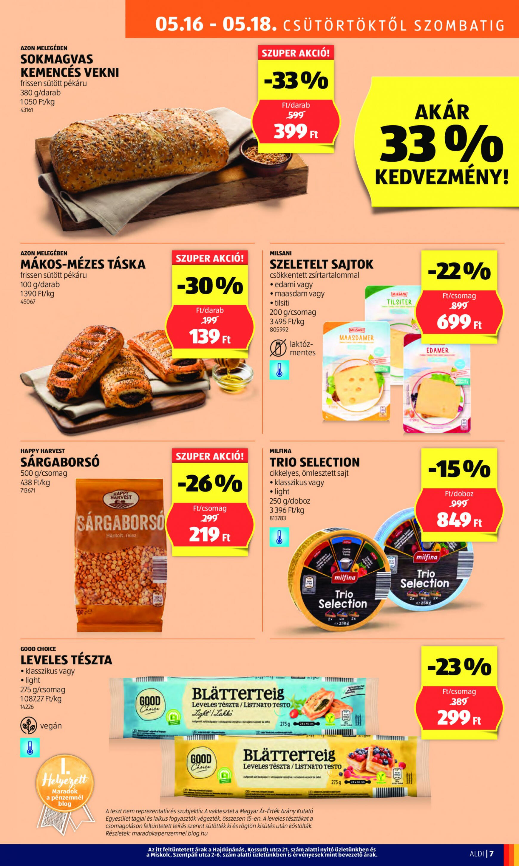 aldi - Aktuális újság Aldi 05.16. - 05.22. - page: 9