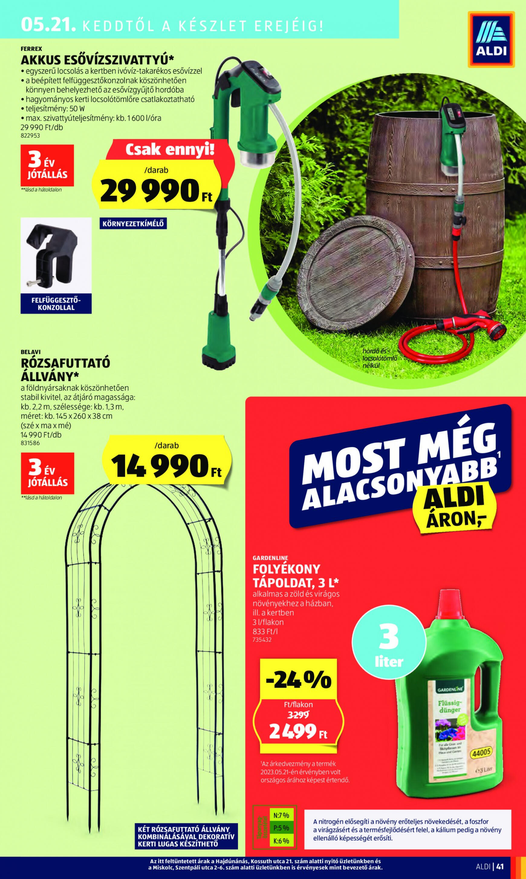 aldi - Aktuális újság Aldi 05.16. - 05.22. - page: 45