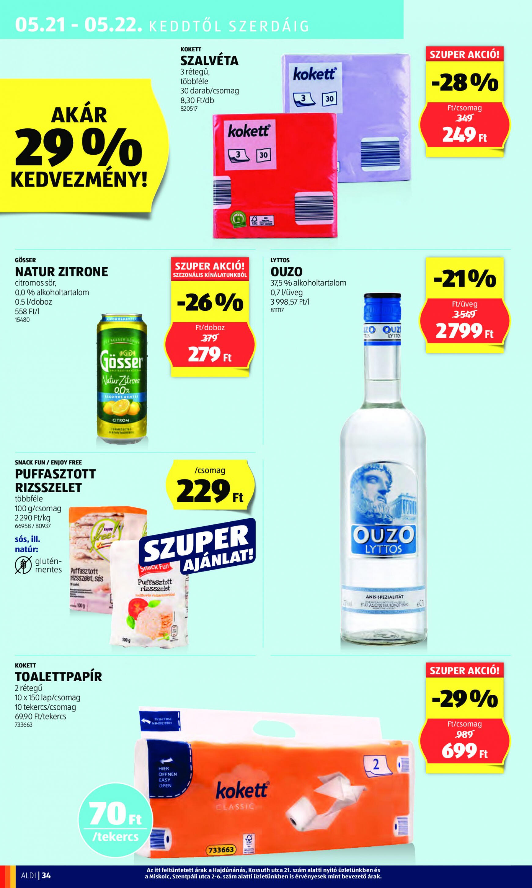 aldi - Aktuális újság Aldi 05.16. - 05.22. - page: 38