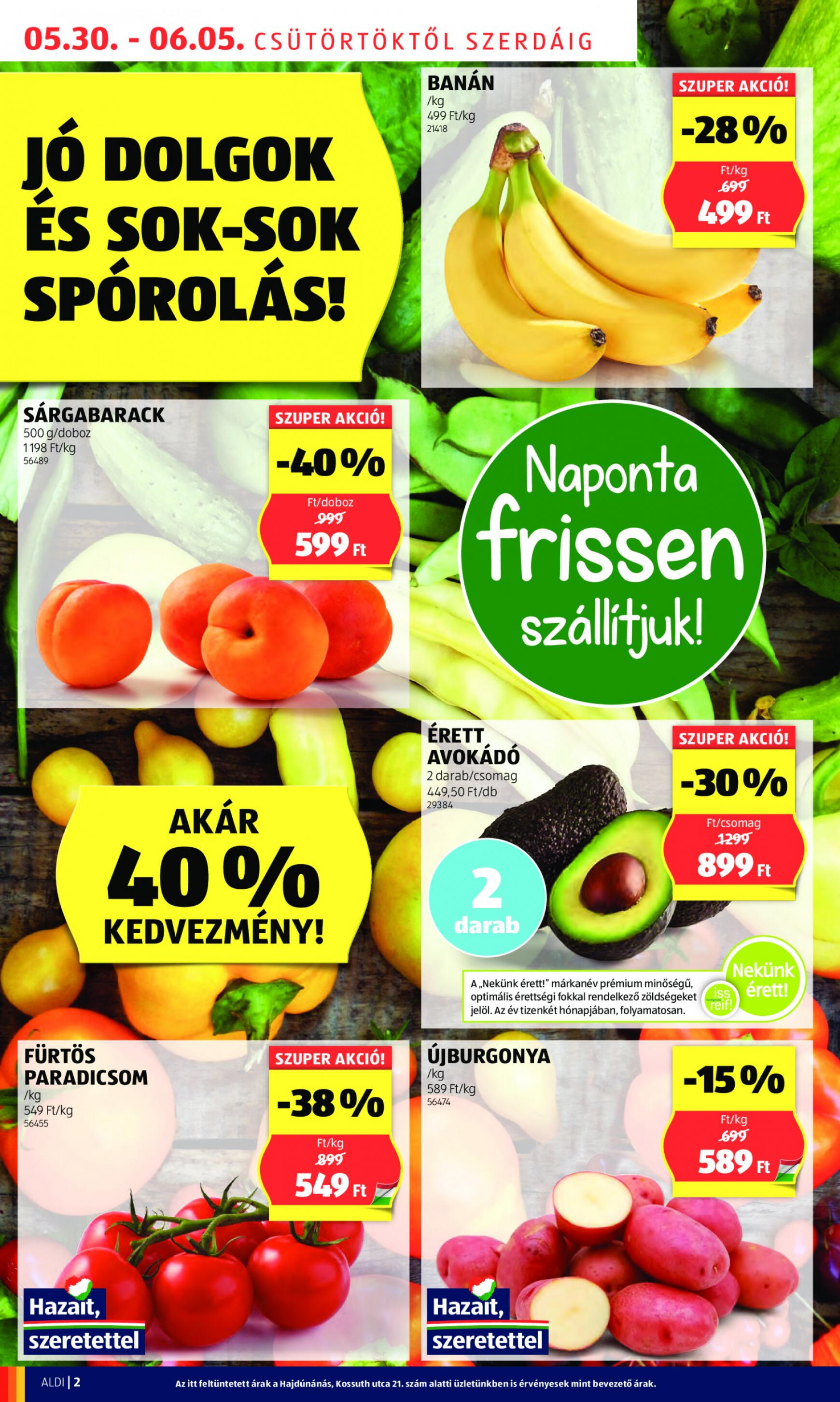 aldi - Aktuális újság Aldi 05.30. - 06.05. - page: 2