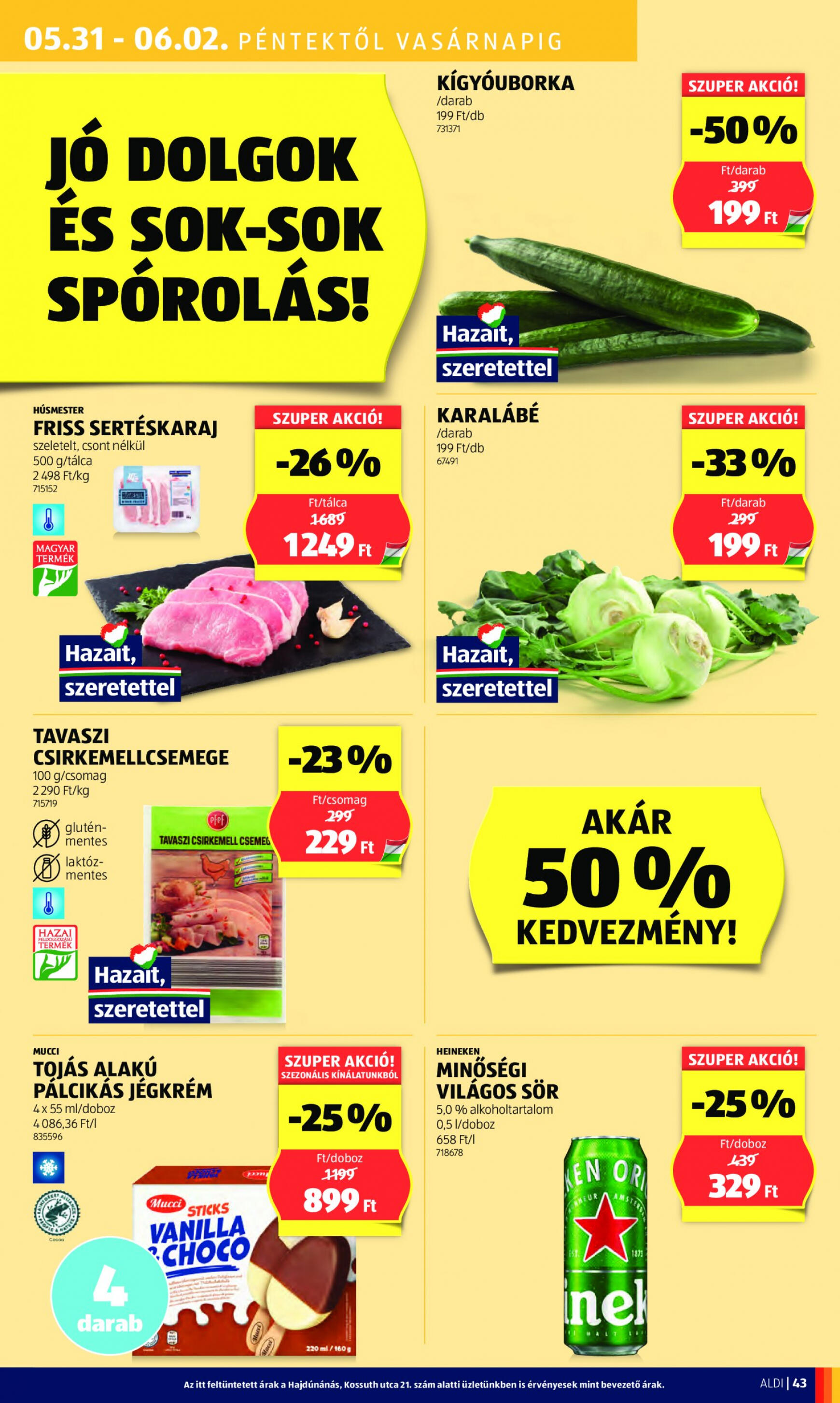 aldi - Aktuális újság Aldi 05.30. - 06.05. - page: 47