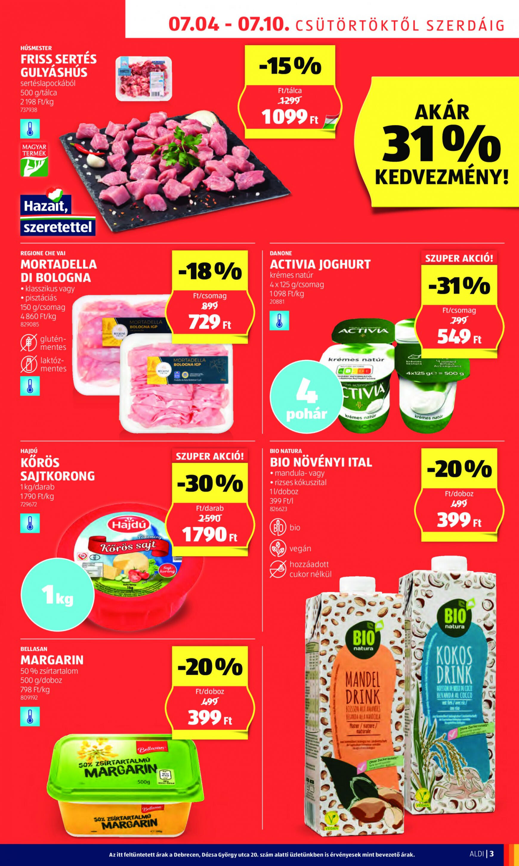 aldi - Aktuális újság Aldi 07.04. - 07.10. - page: 3