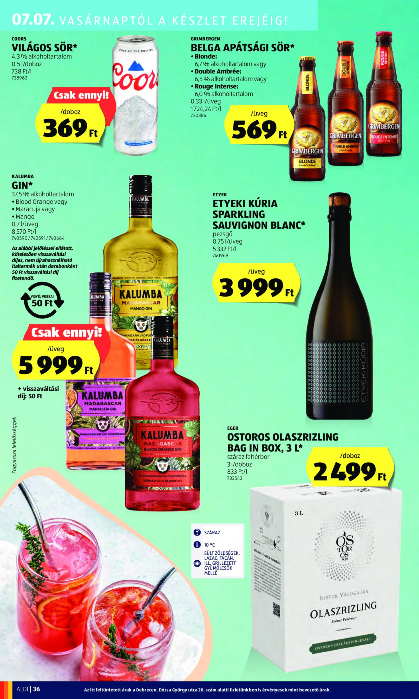 aldi - Aktuális újság Aldi 07.04. - 07.10. - page: 40