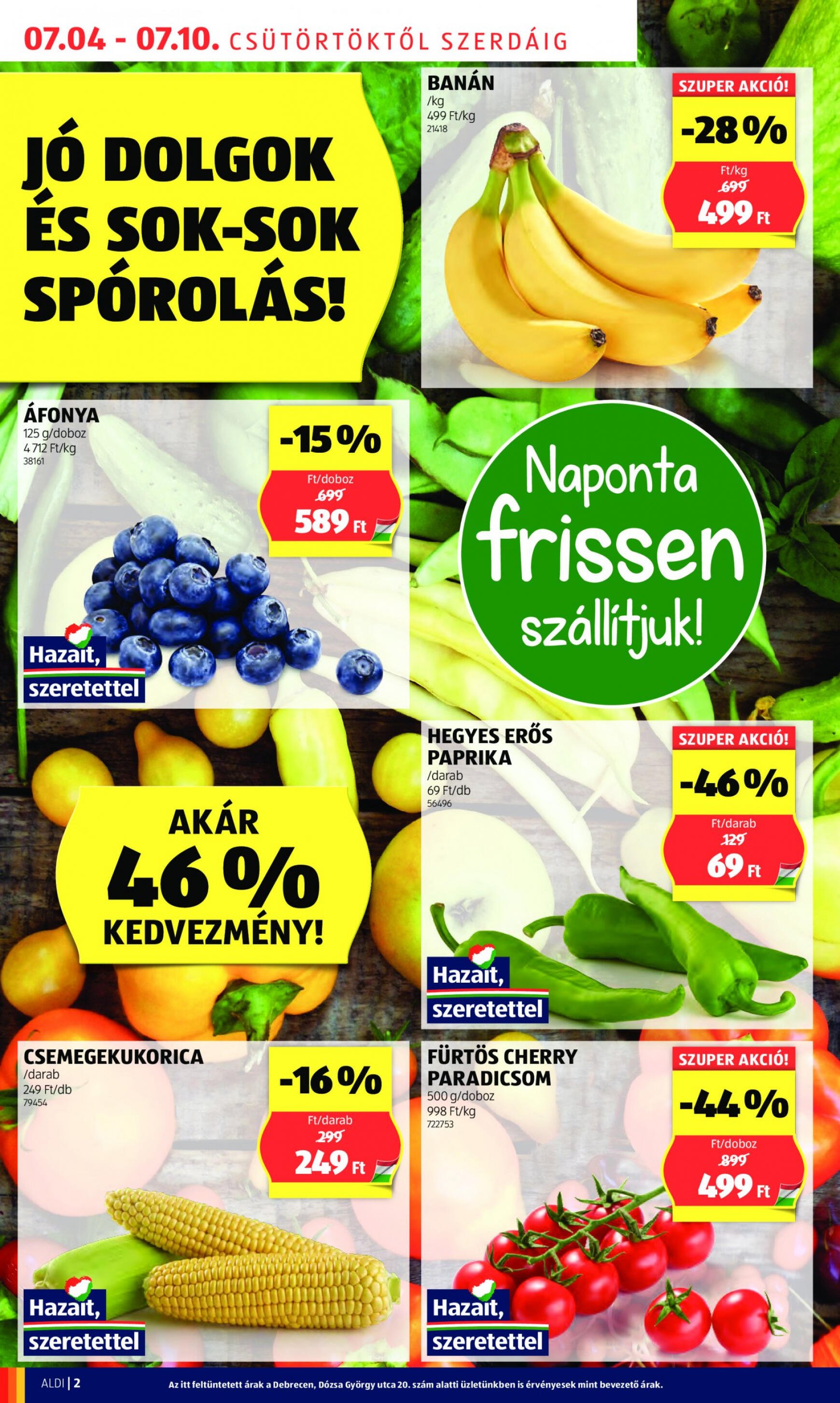 aldi - Aktuális újság Aldi 07.04. - 07.10. - page: 2