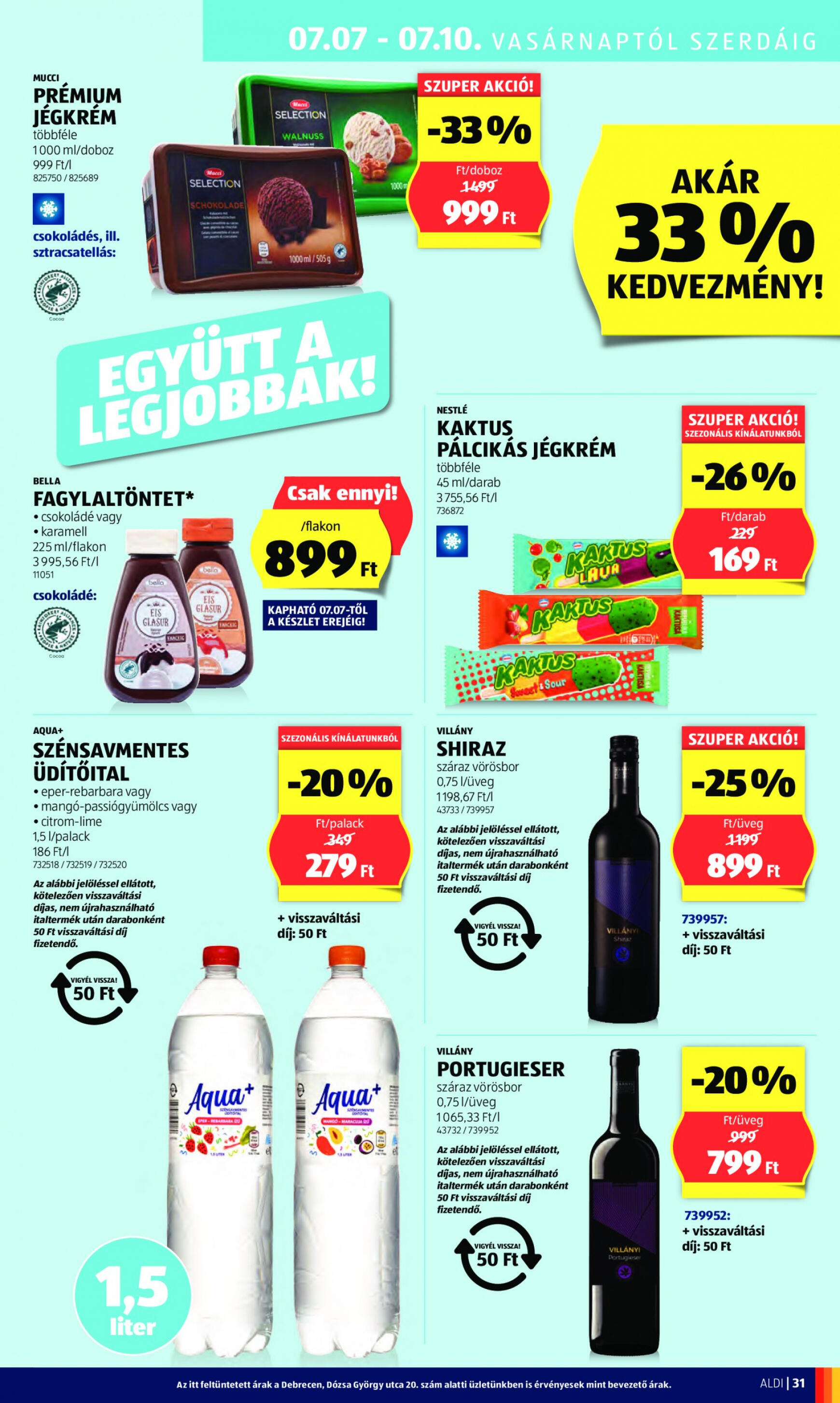 aldi - Aktuális újság Aldi 07.04. - 07.10. - page: 35