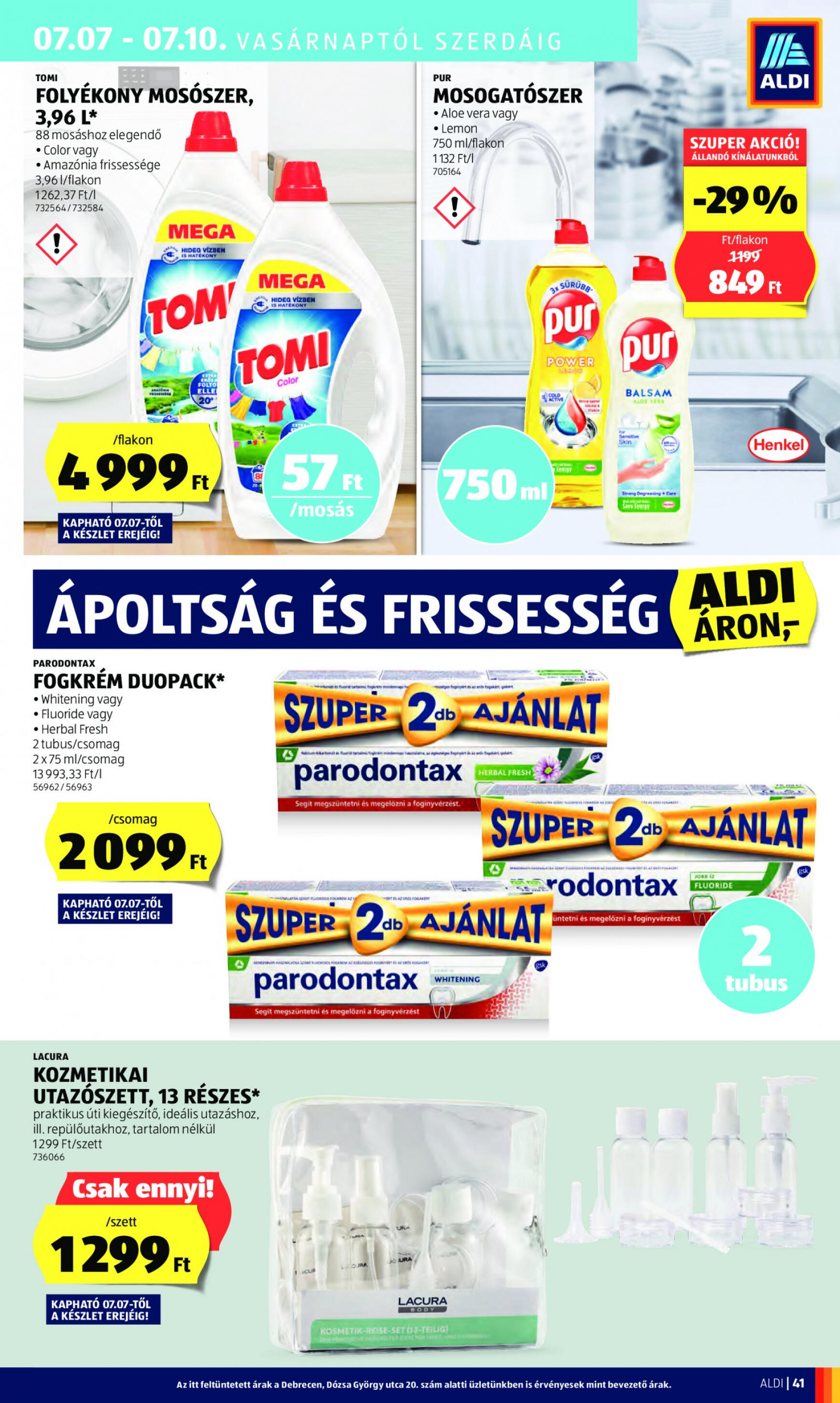 aldi - Aktuális újság Aldi 07.04. - 07.10. - page: 45