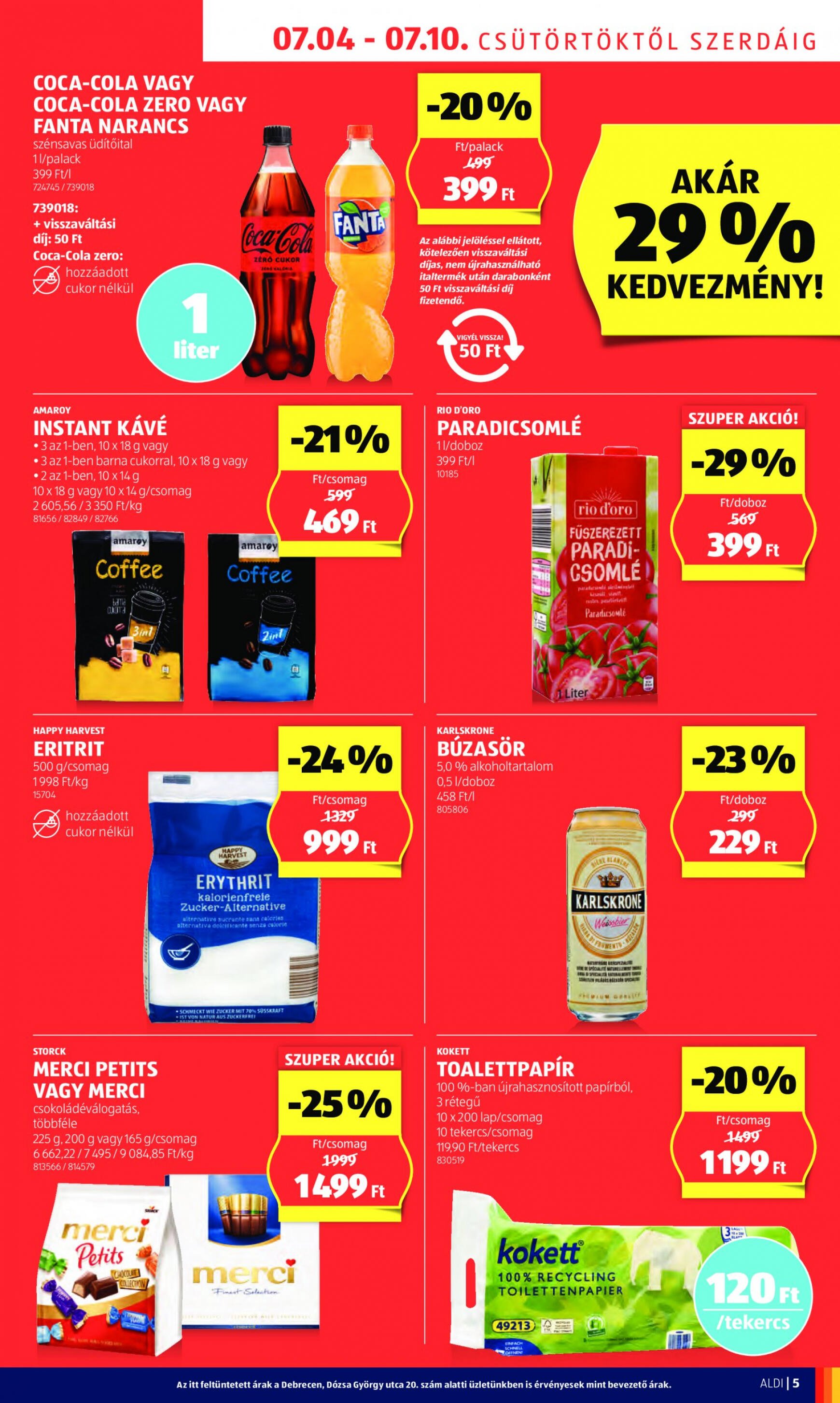 aldi - Aktuális újság Aldi 07.04. - 07.10. - page: 5