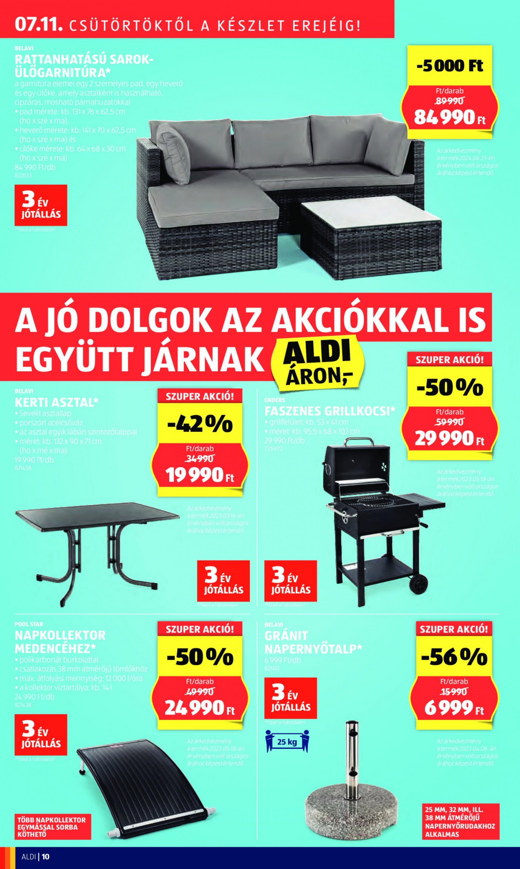 aldi - Aktuális újság Aldi 07.11. - 07.13. - page: 10