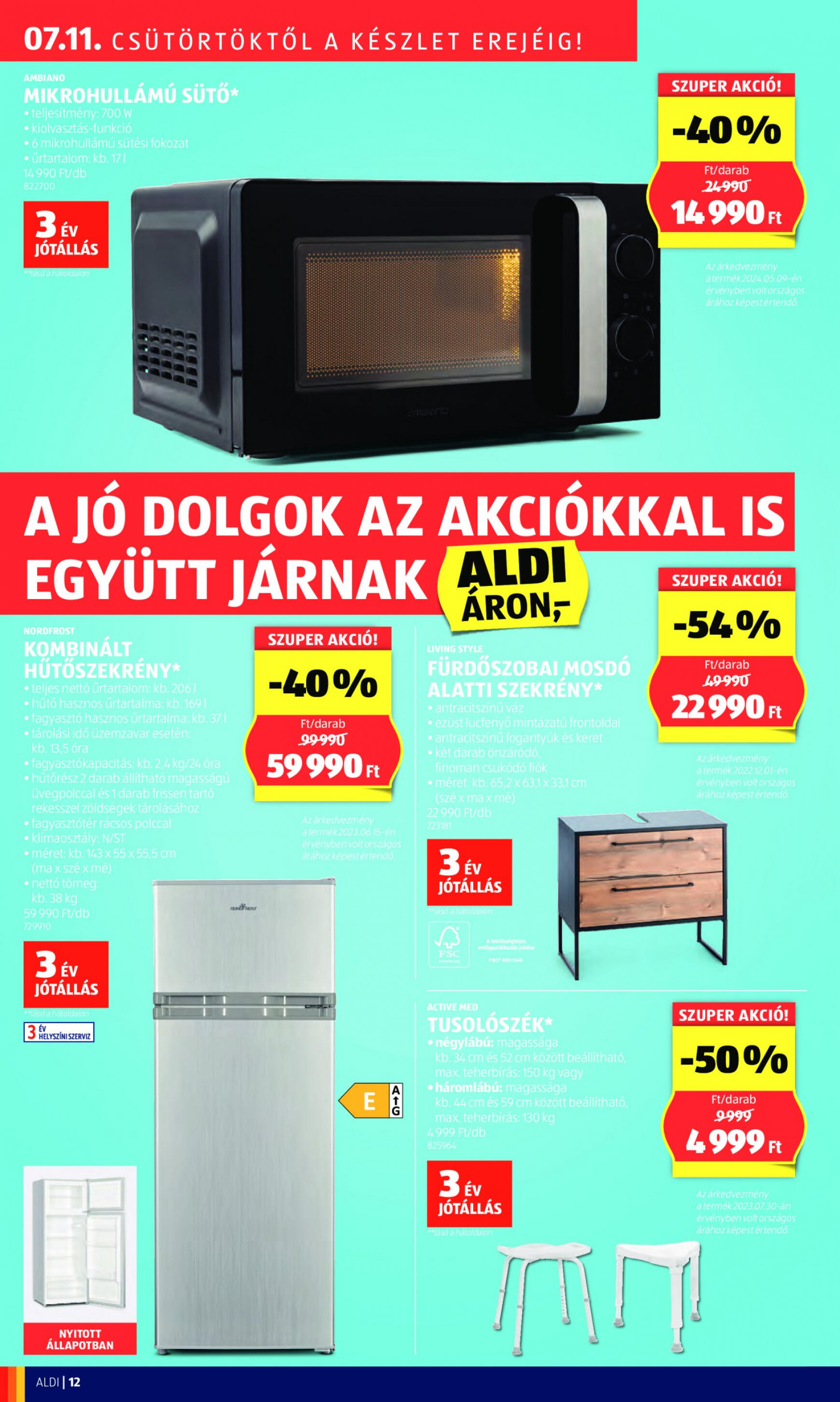 aldi - Aktuális újság Aldi 07.11. - 07.13. - page: 12