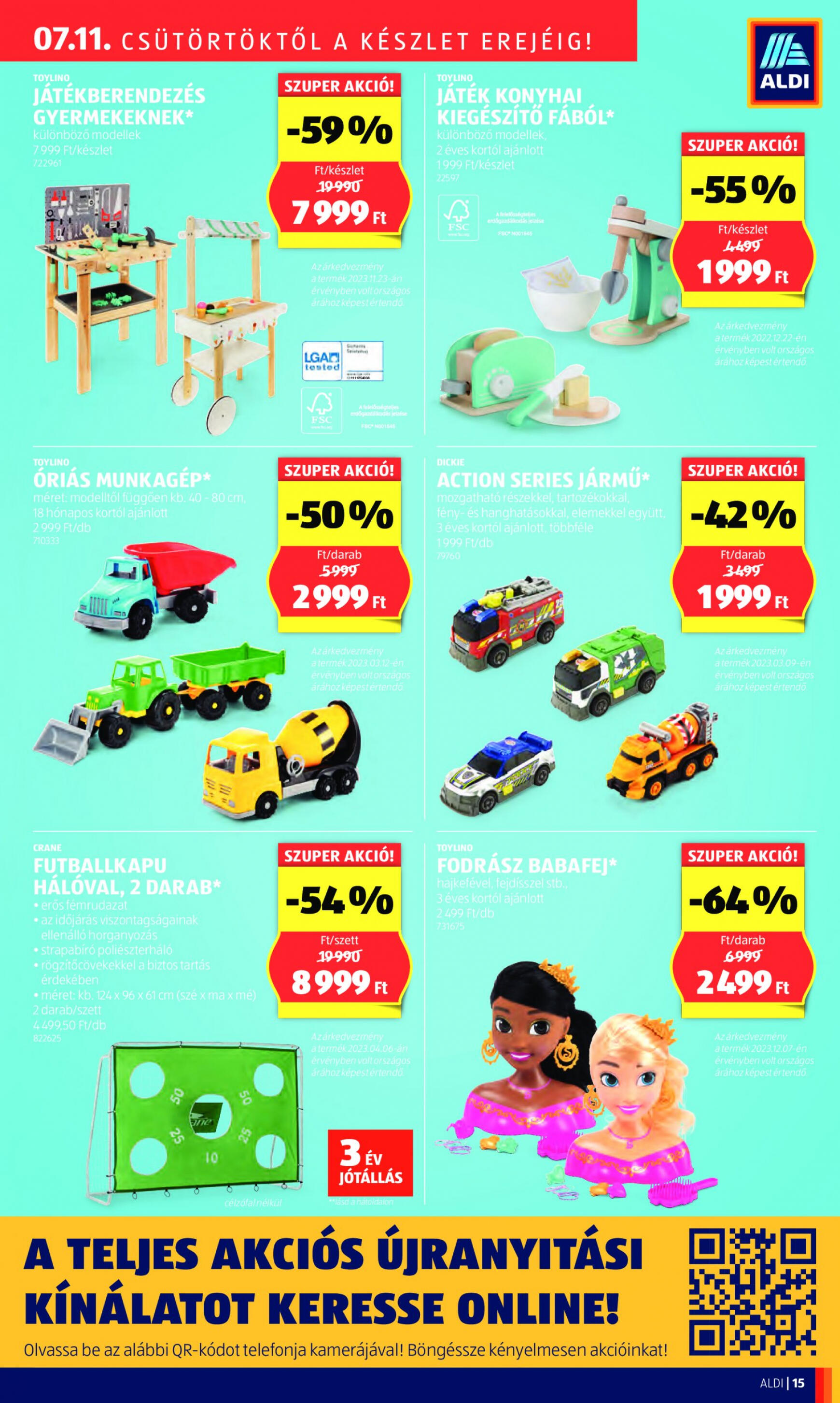 aldi - Aktuális újság Aldi 07.11. - 07.13. - page: 15