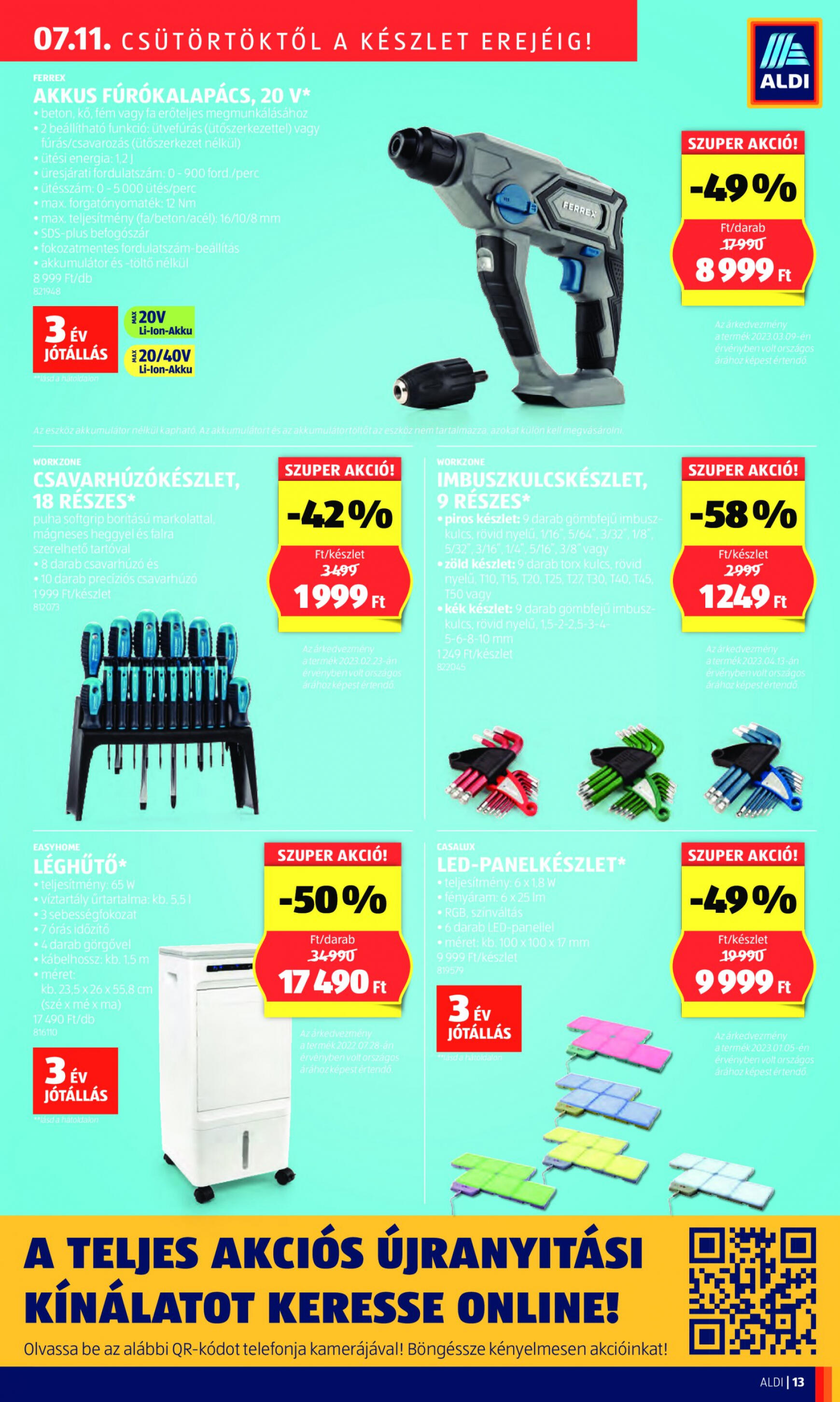 aldi - Aktuális újság Aldi 07.11. - 07.13. - page: 13