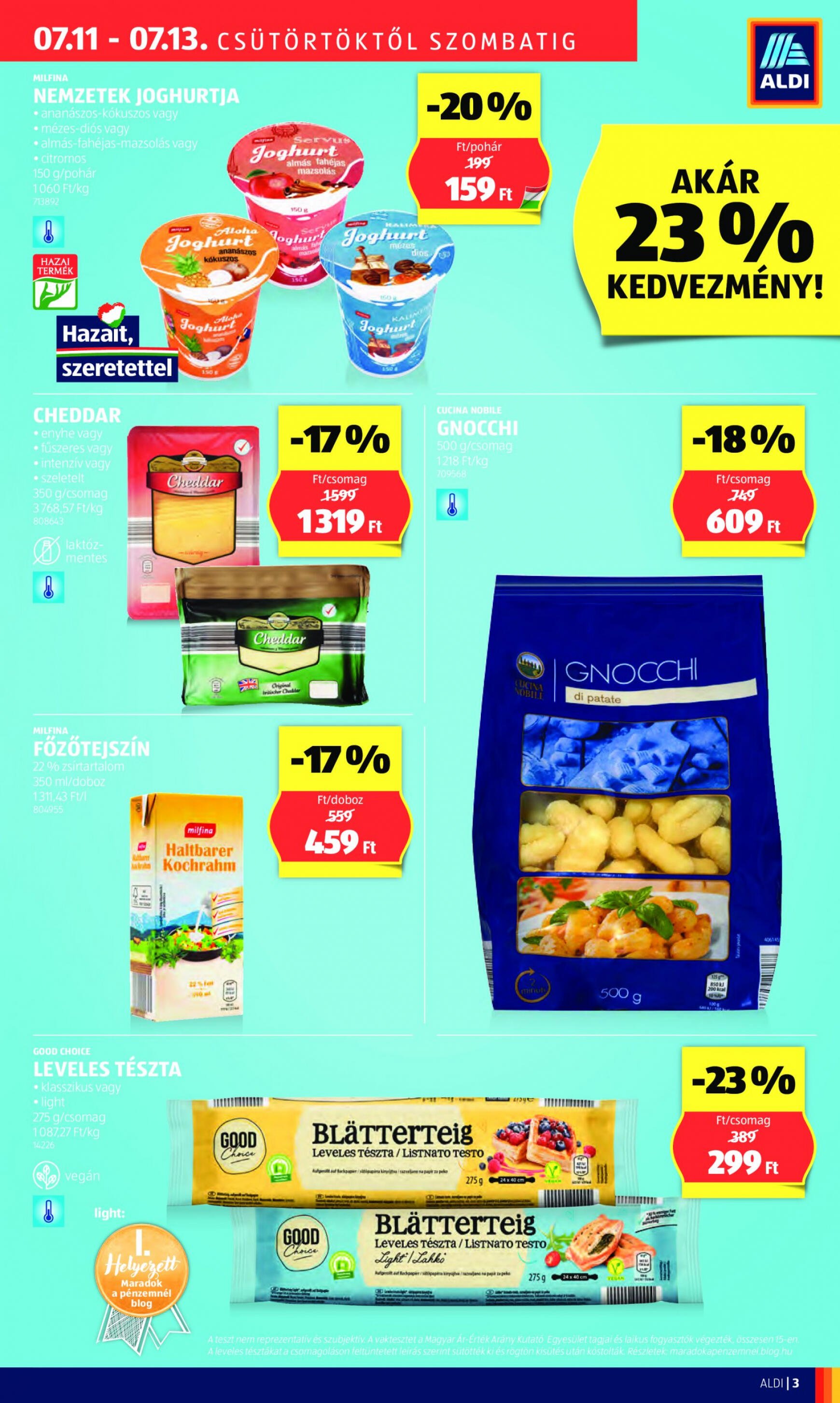 aldi - Aktuális újság Aldi 07.11. - 07.13. - page: 3