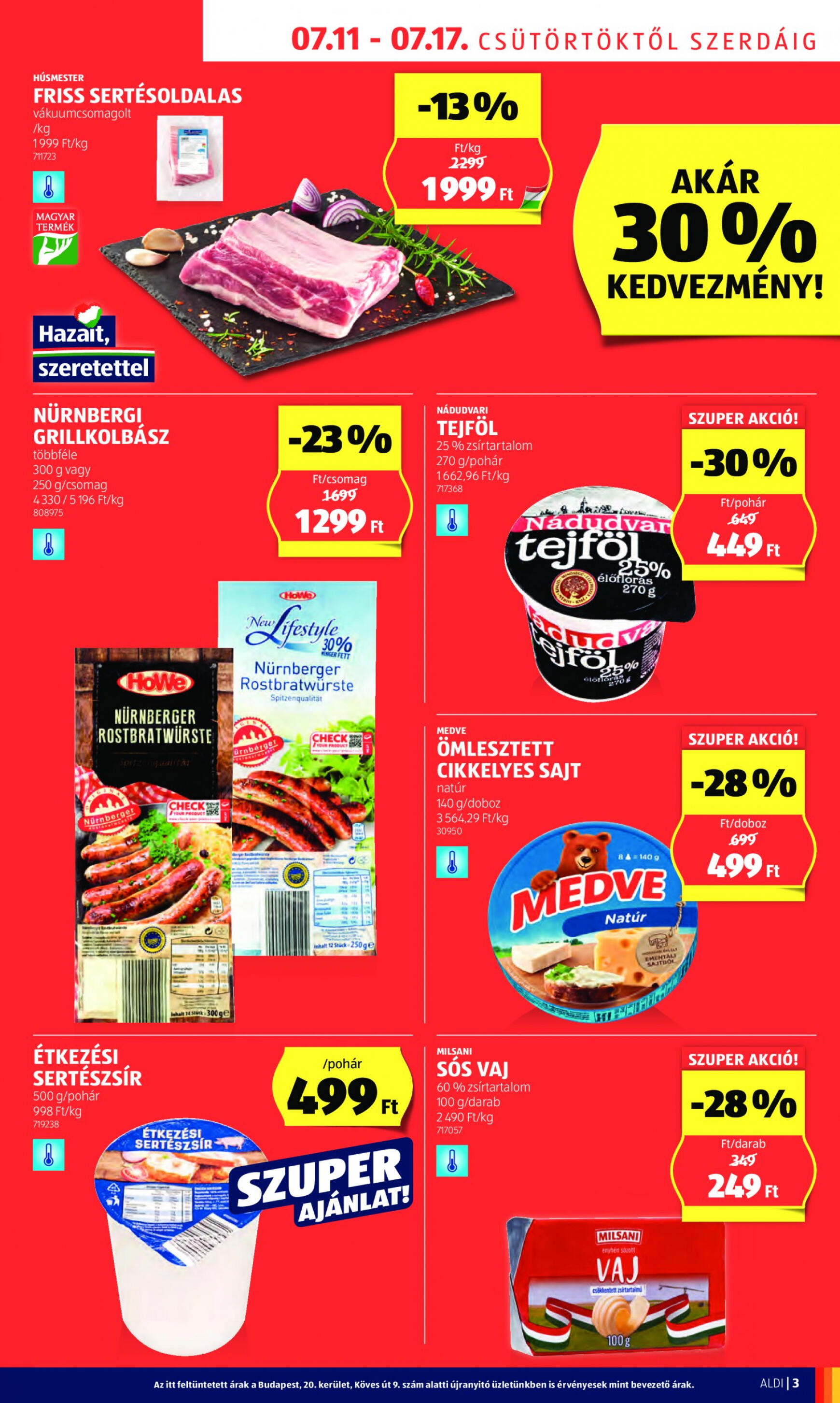 aldi - Aktuális újság Aldi 07.11. - 07.17. - page: 3