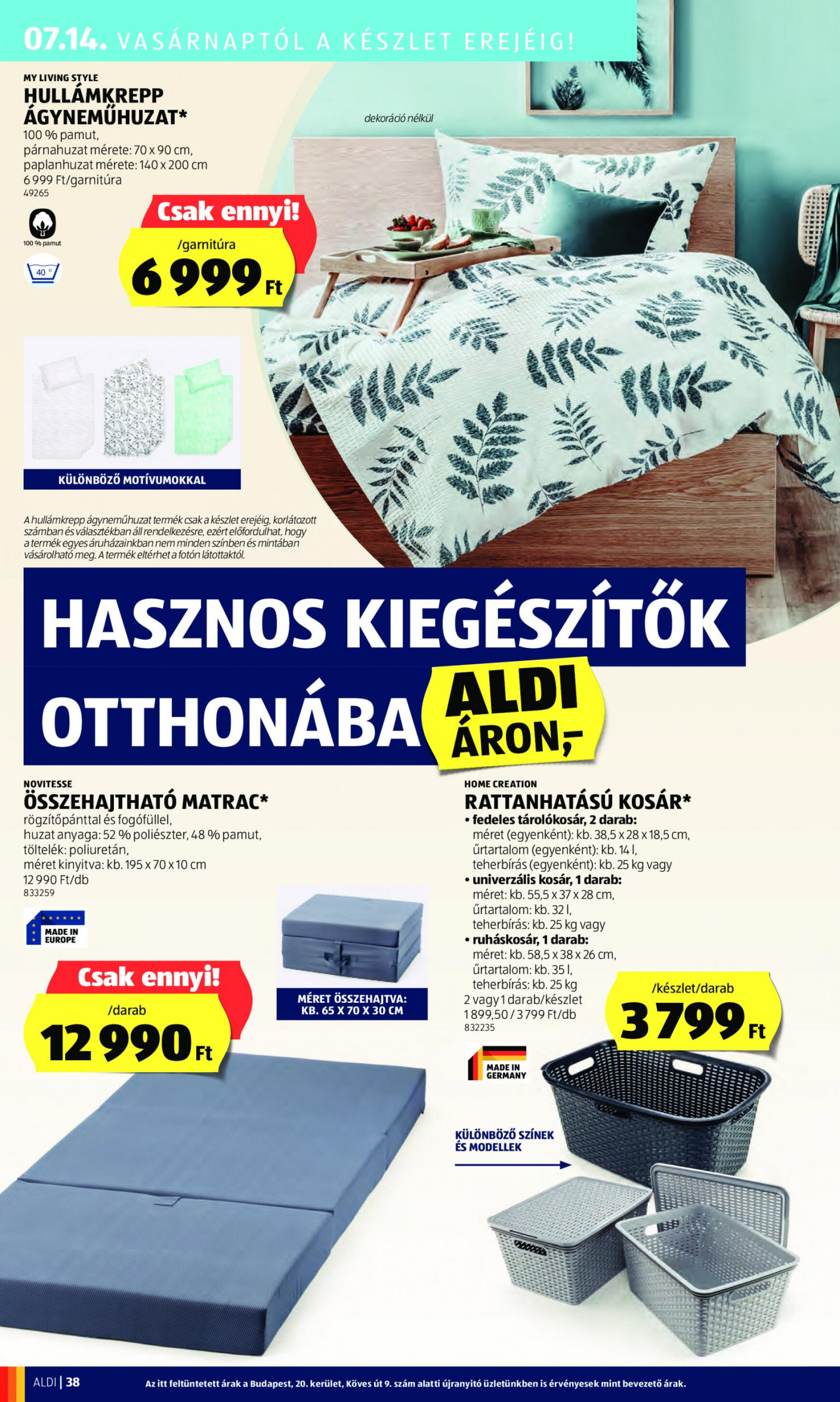 aldi - Aktuális újság Aldi 07.11. - 07.17. - page: 42