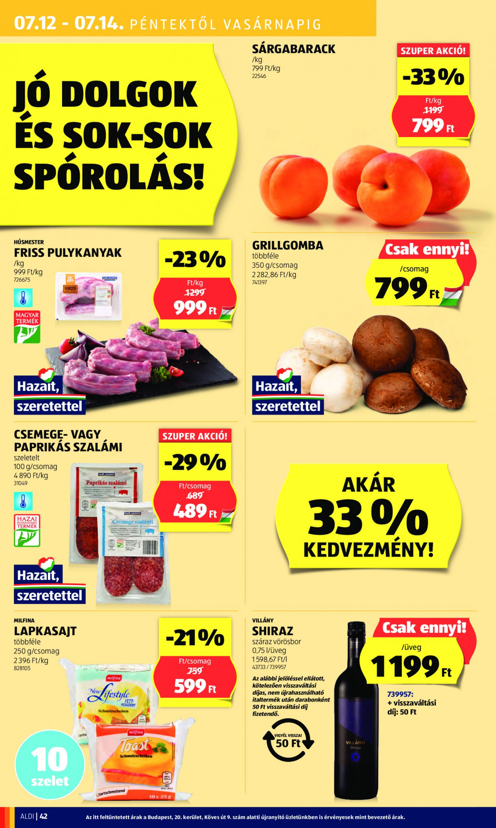 aldi - Aktuális újság Aldi 07.11. - 07.17. - page: 50