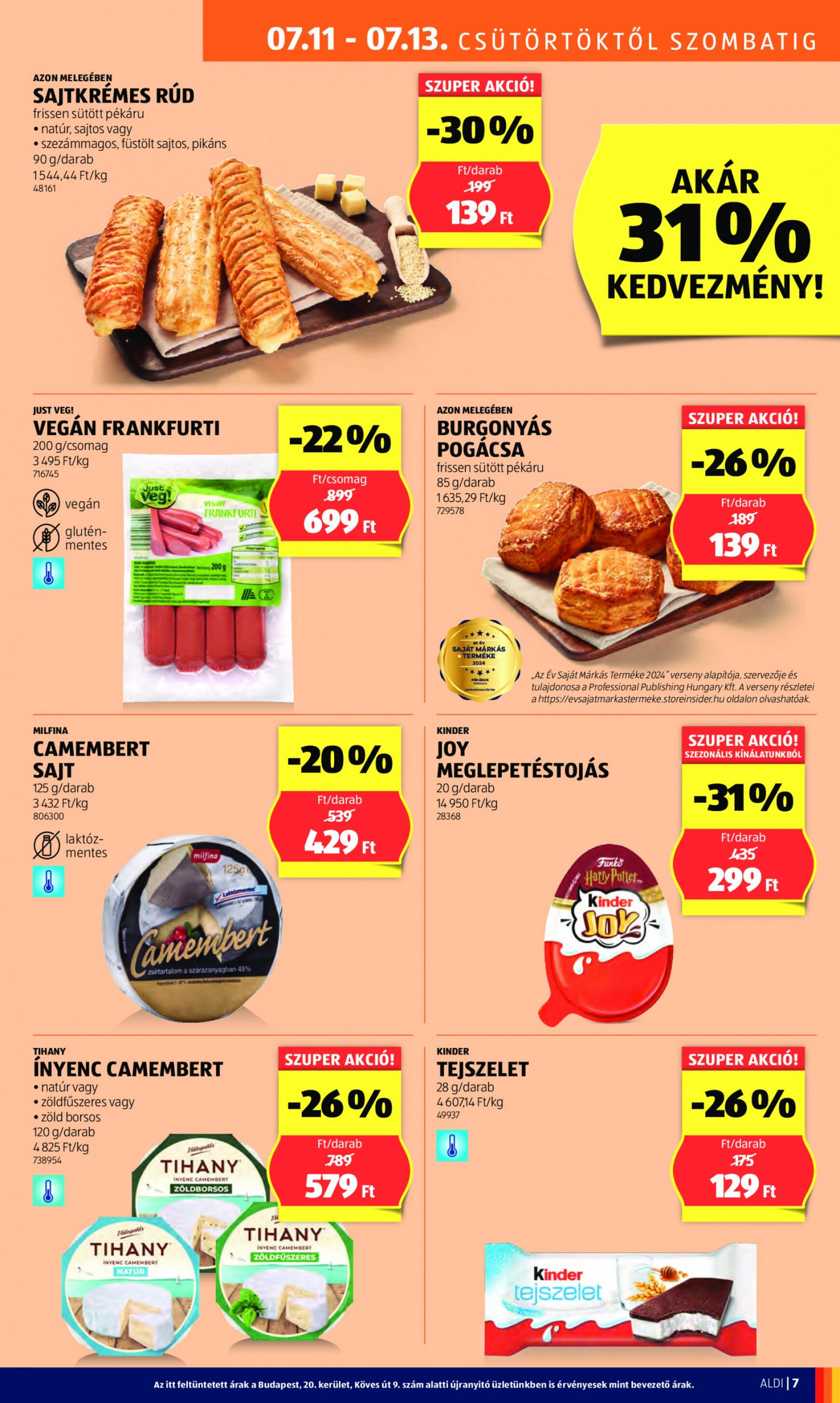 aldi - Aktuális újság Aldi 07.11. - 07.17. - page: 9