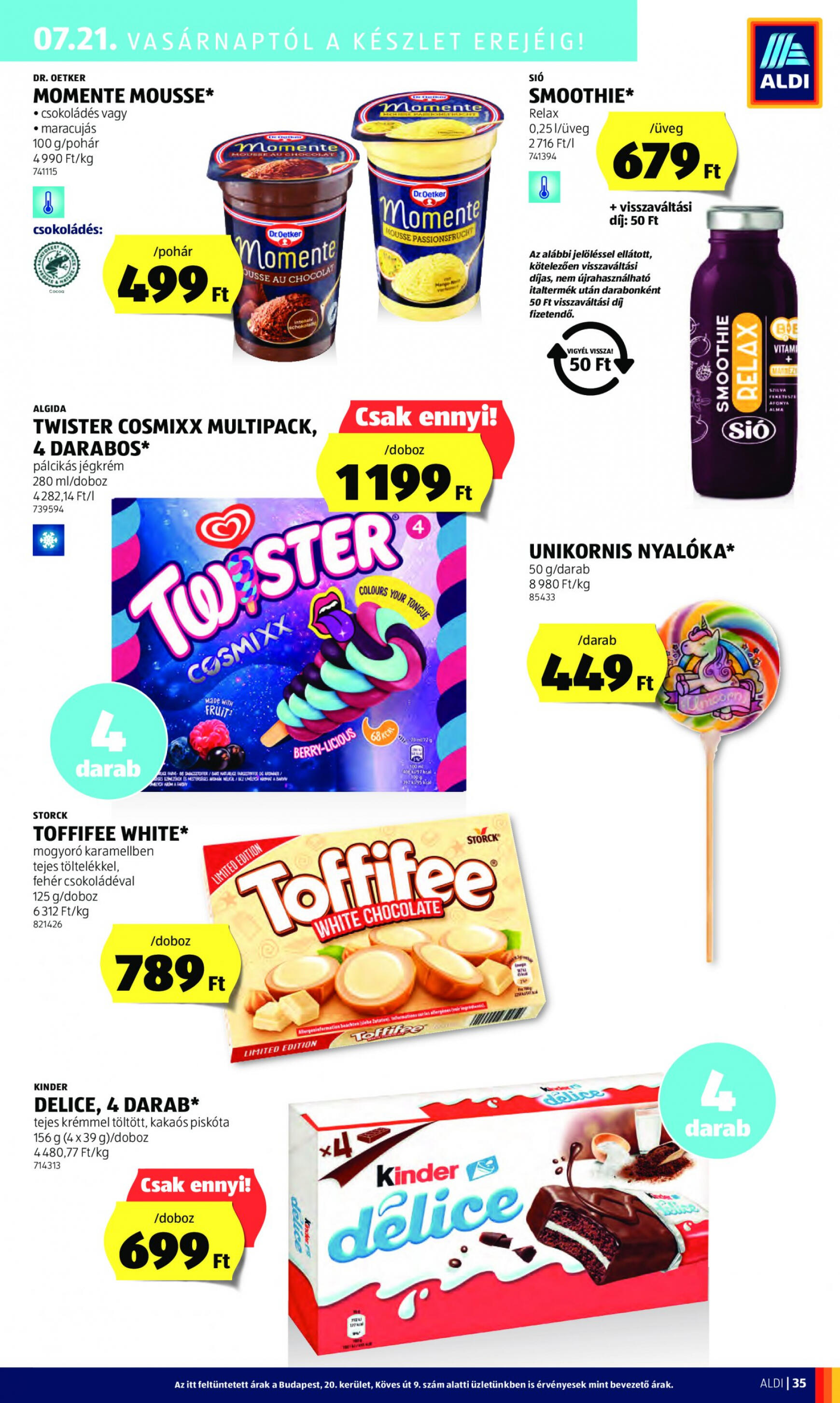 aldi - Aktuális újság Aldi 07.18. - 07.24. - page: 39