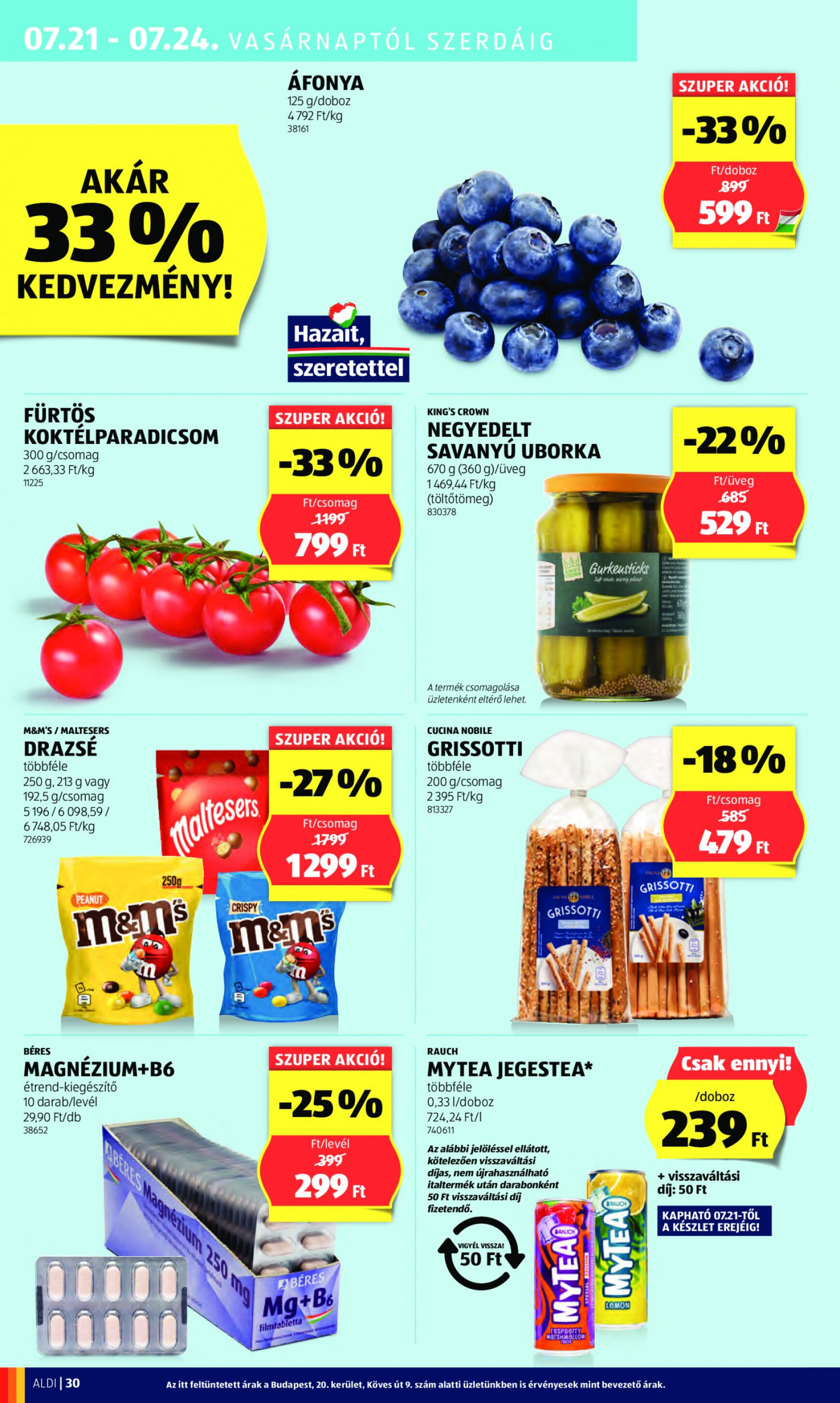 aldi - Aktuális újság Aldi 07.18. - 07.24. - page: 34