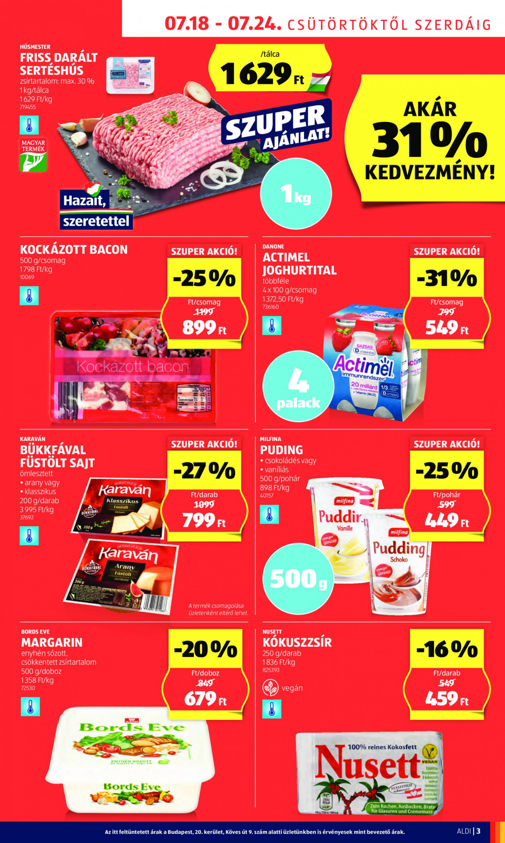 aldi - Aktuális újság Aldi 07.18. - 07.24. - page: 3