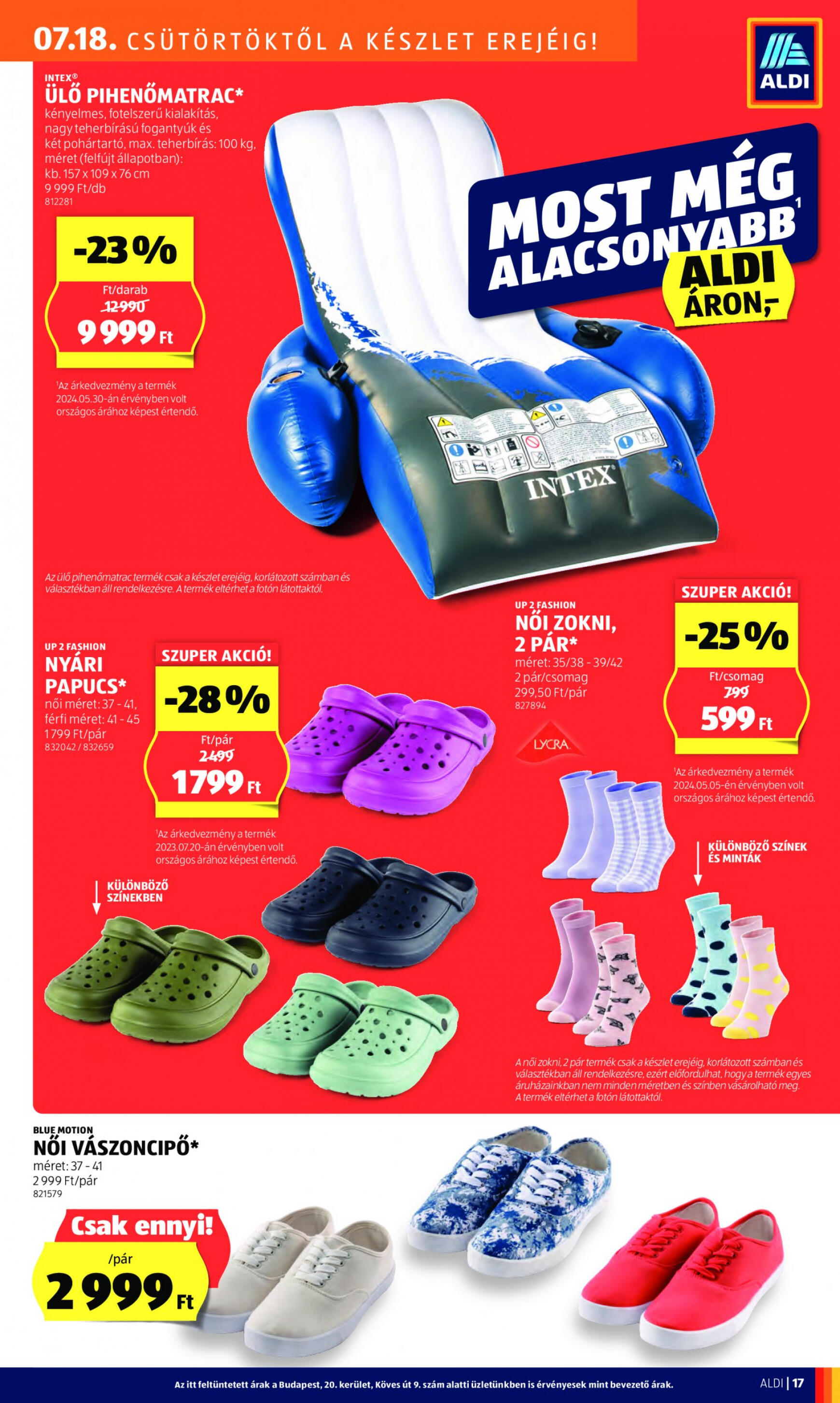 aldi - Aktuális újság Aldi 07.18. - 07.24. - page: 19