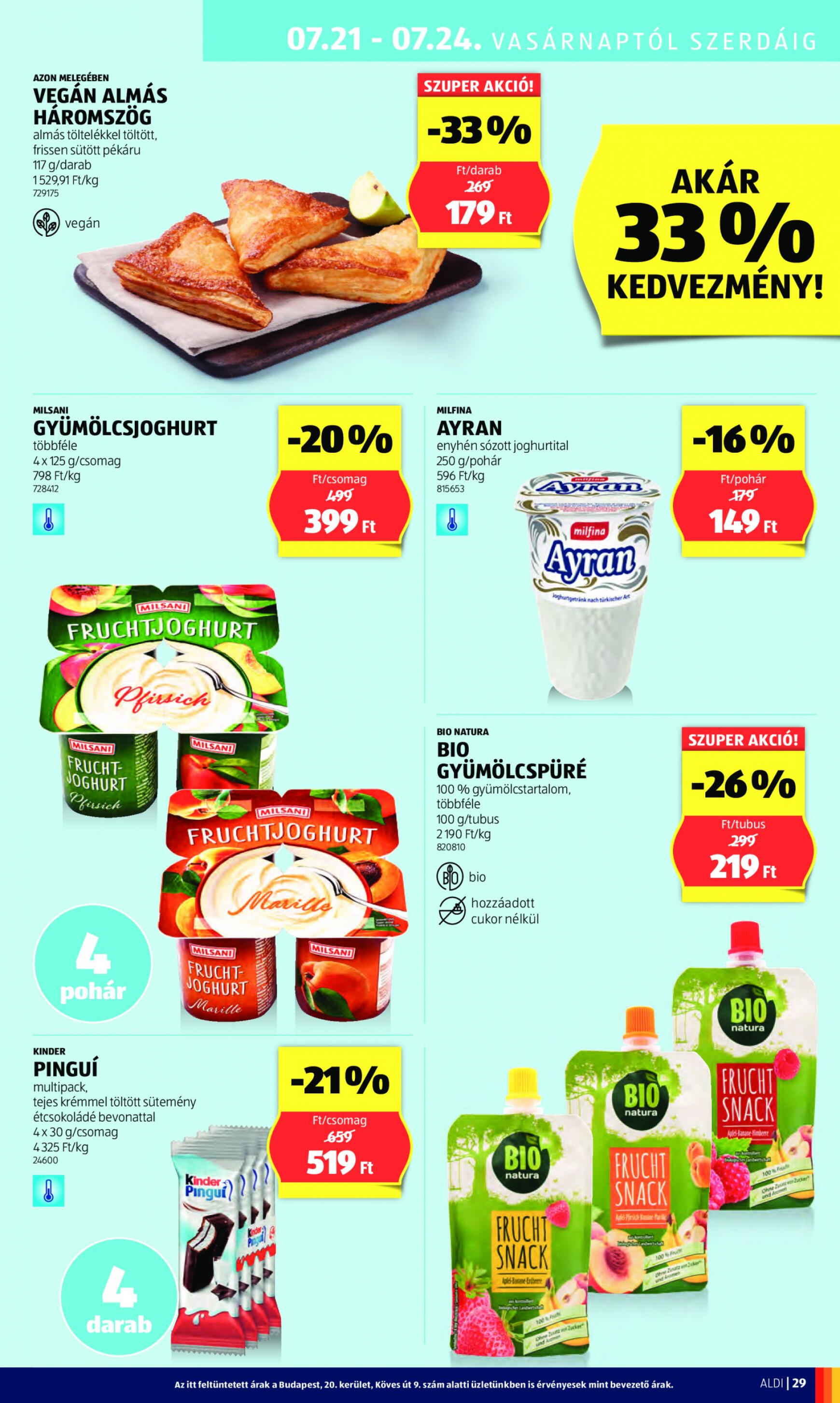 aldi - Aktuális újság Aldi 07.18. - 07.24. - page: 33