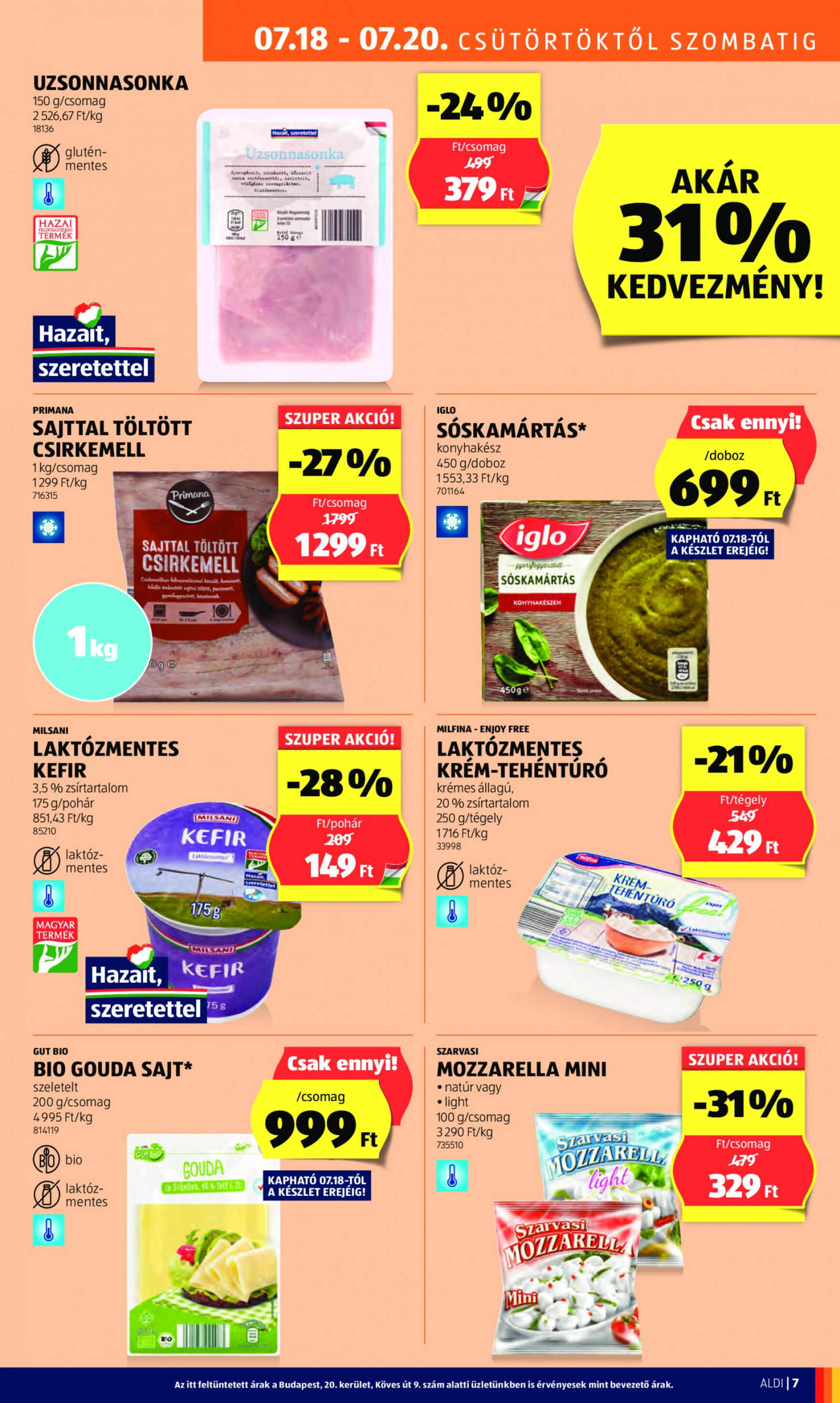 aldi - Aktuális újság Aldi 07.18. - 07.24. - page: 9