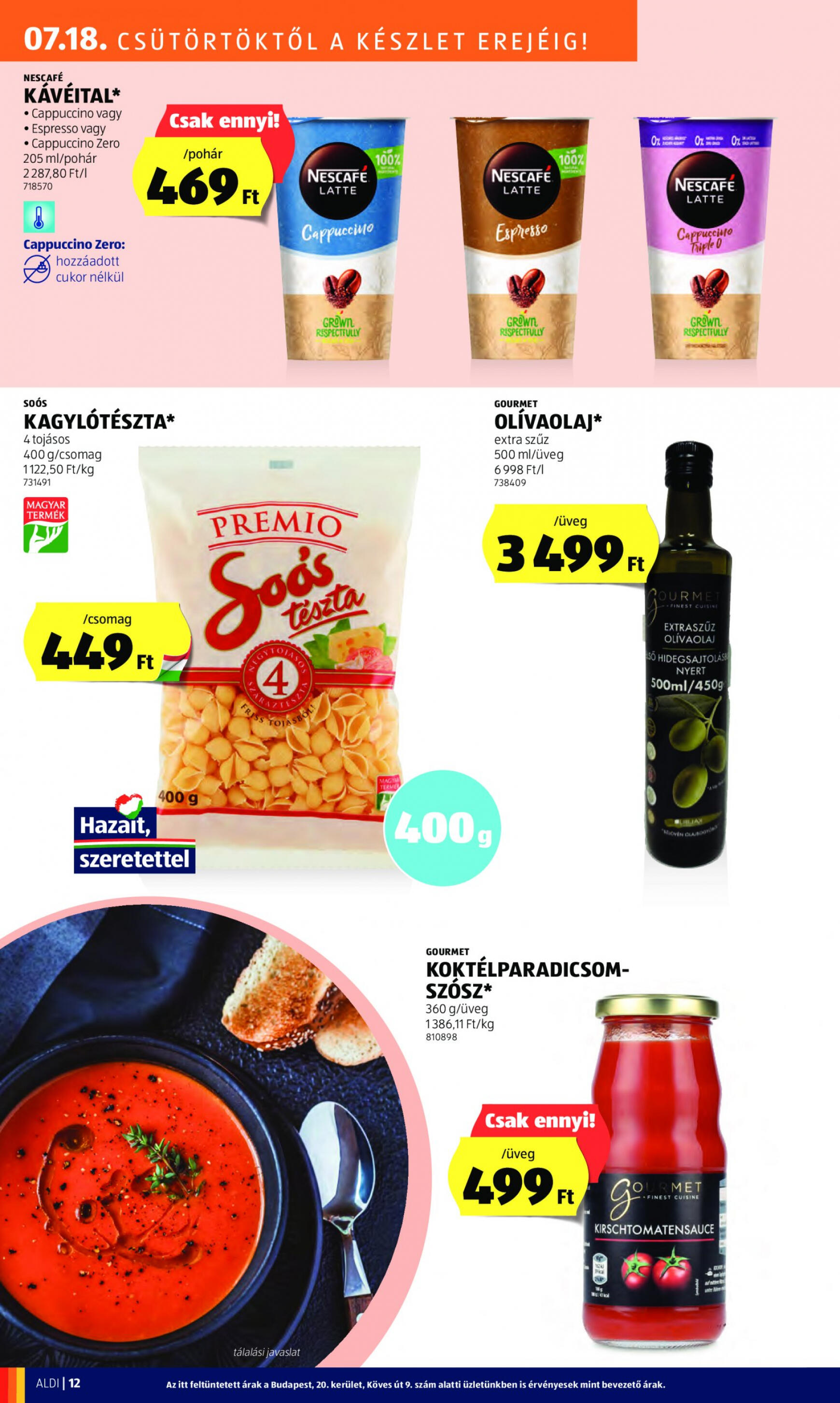 aldi - Aktuális újság Aldi 07.18. - 07.24. - page: 14