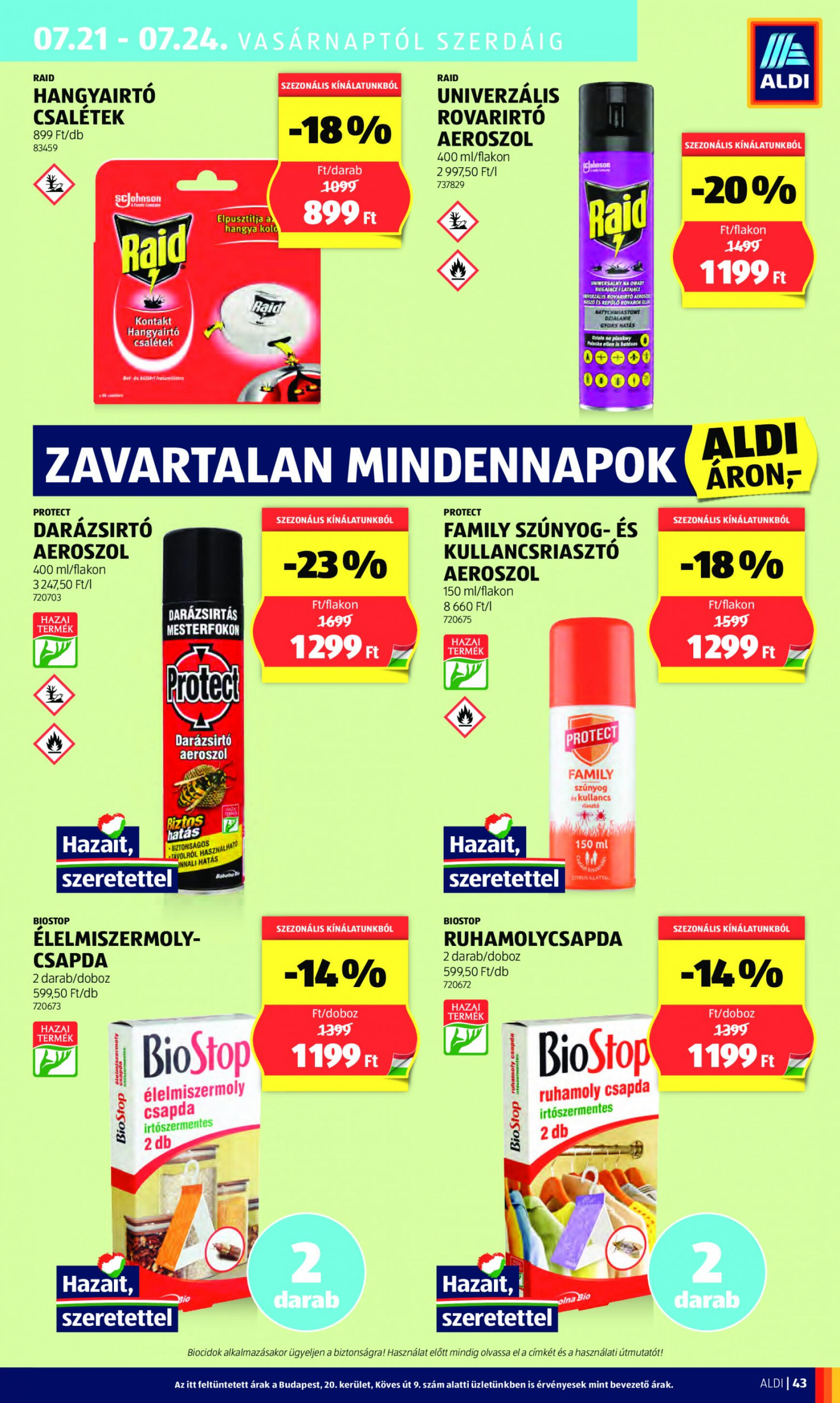 aldi - Aktuális újság Aldi 07.18. - 07.24. - page: 47