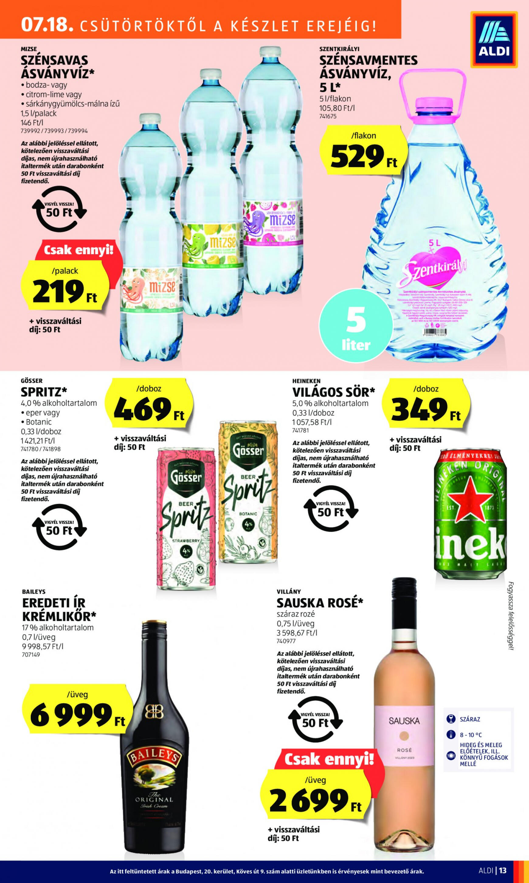 aldi - Aktuális újság Aldi 07.18. - 07.24. - page: 15