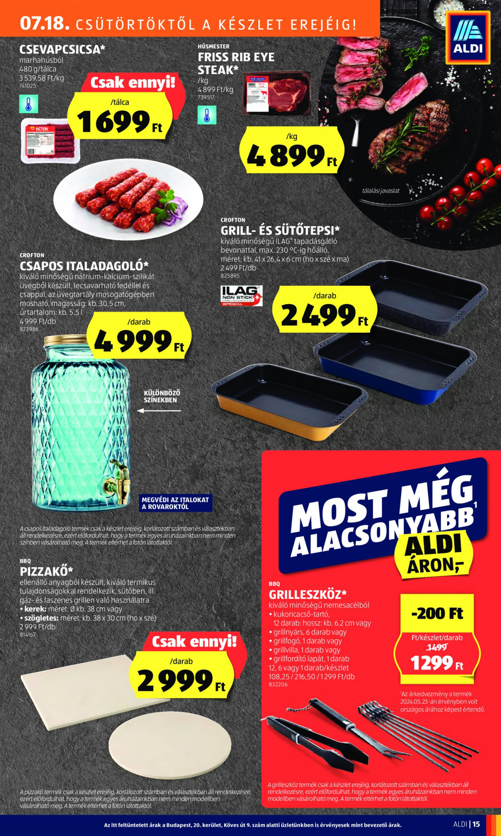 aldi - Aktuális újság Aldi 07.18. - 07.24. - page: 17