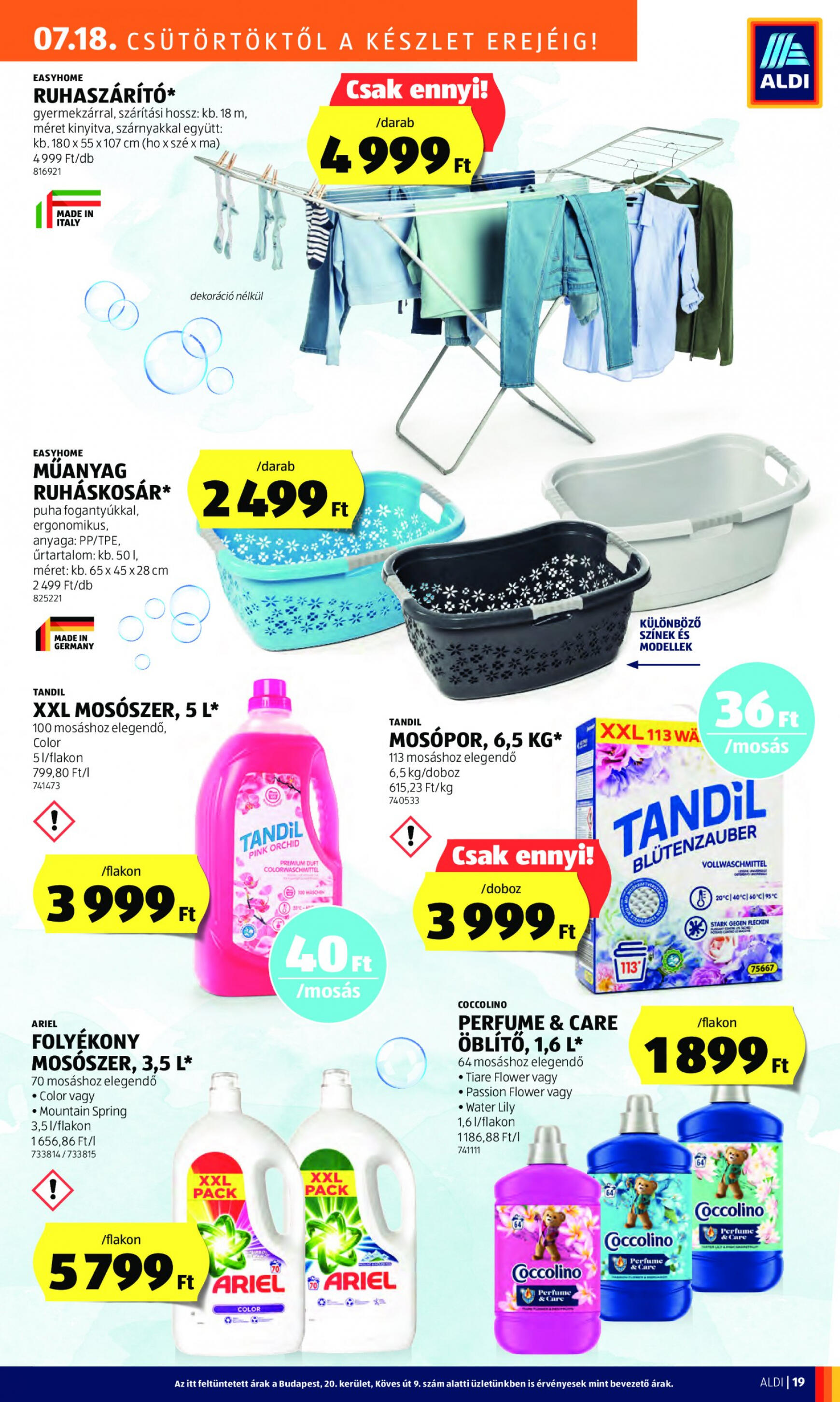 aldi - Aktuális újság Aldi 07.18. - 07.24. - page: 21