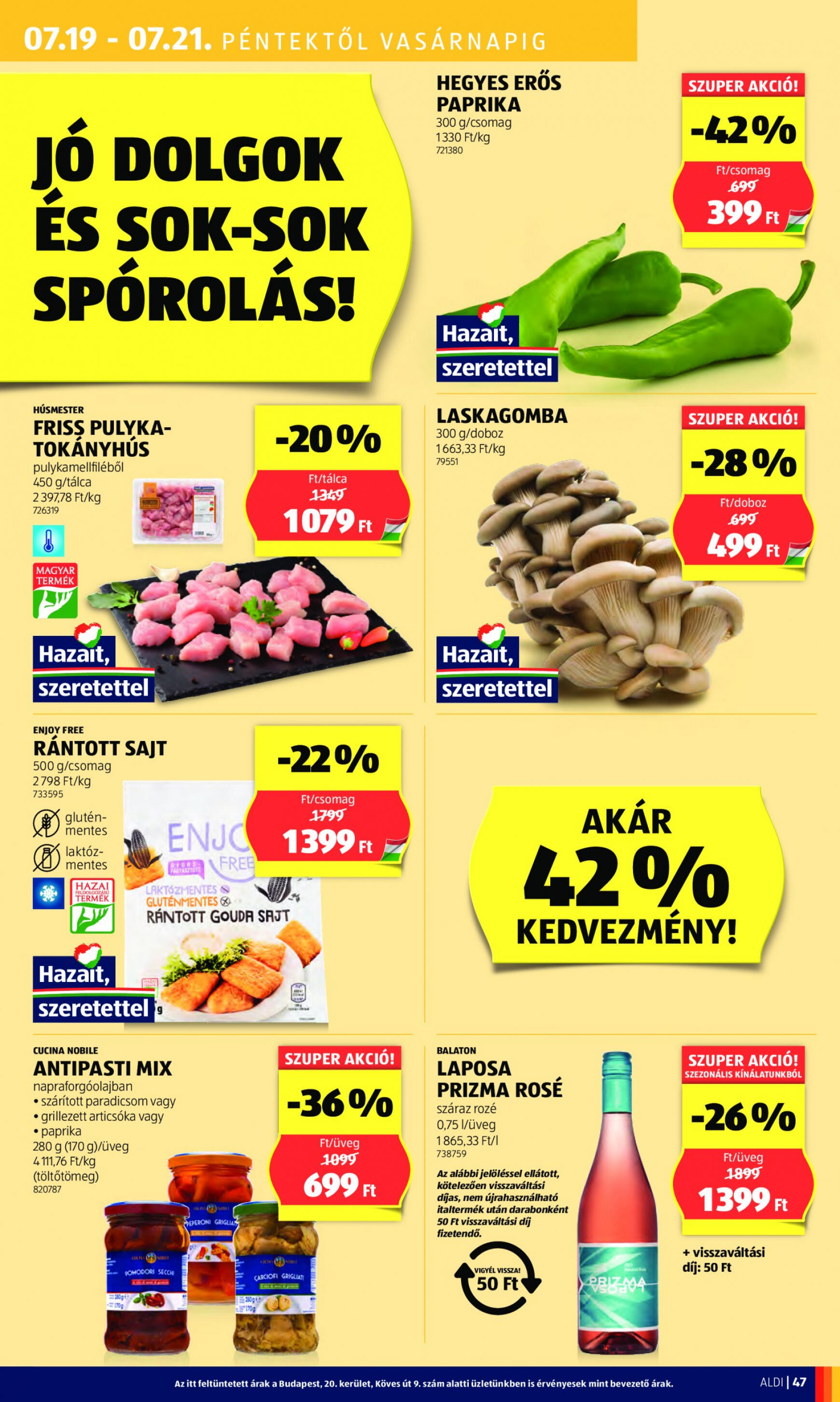 aldi - Aktuális újság Aldi 07.18. - 07.24. - page: 51