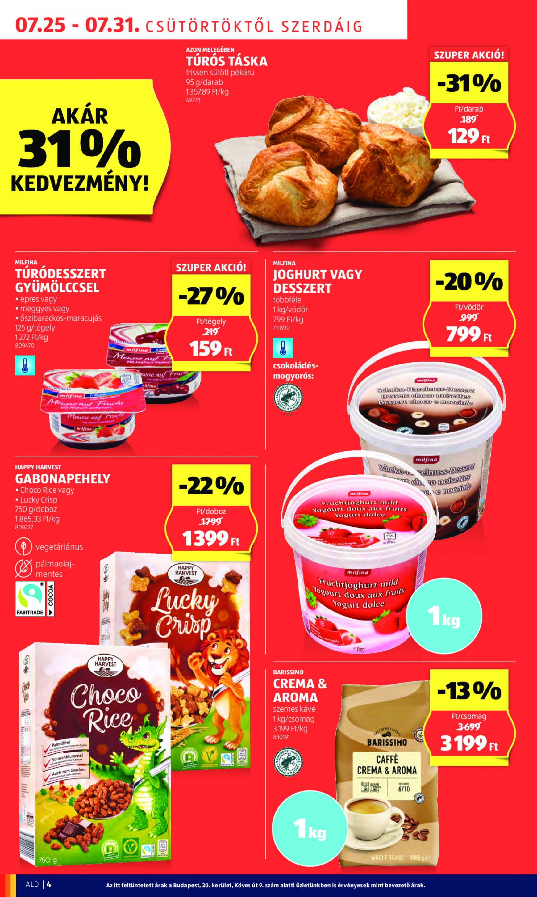 aldi - Aktuális újság Aldi 07.25. - 07.31. - page: 4