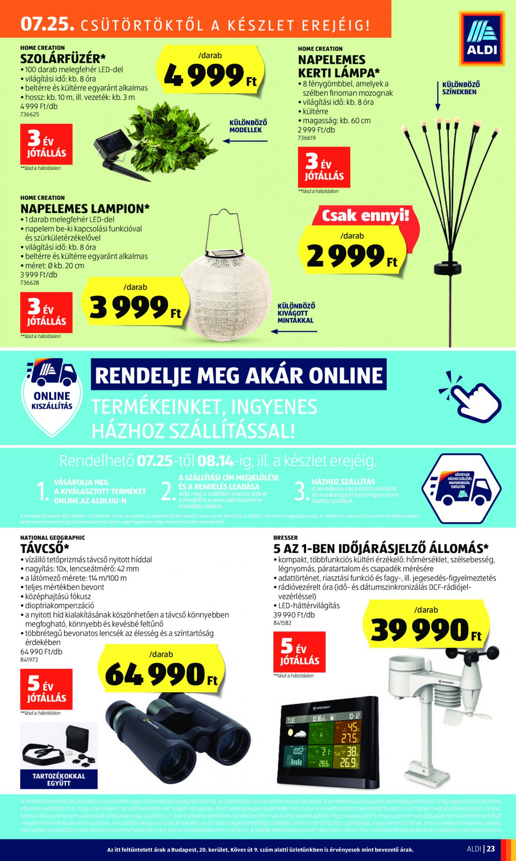 aldi - Aktuális újság Aldi 07.25. - 07.31. - page: 25