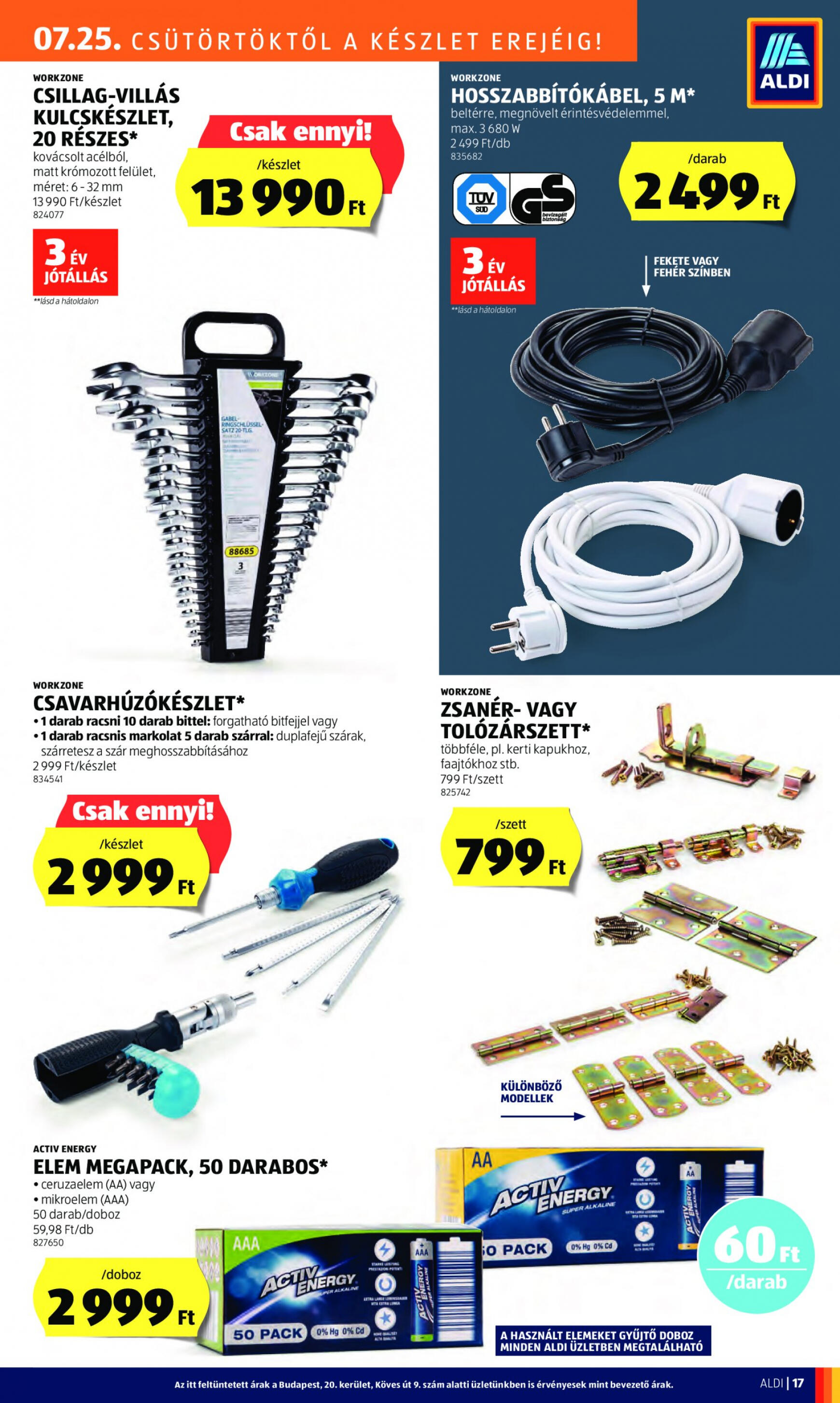 aldi - Aktuális újság Aldi 07.25. - 07.31. - page: 19